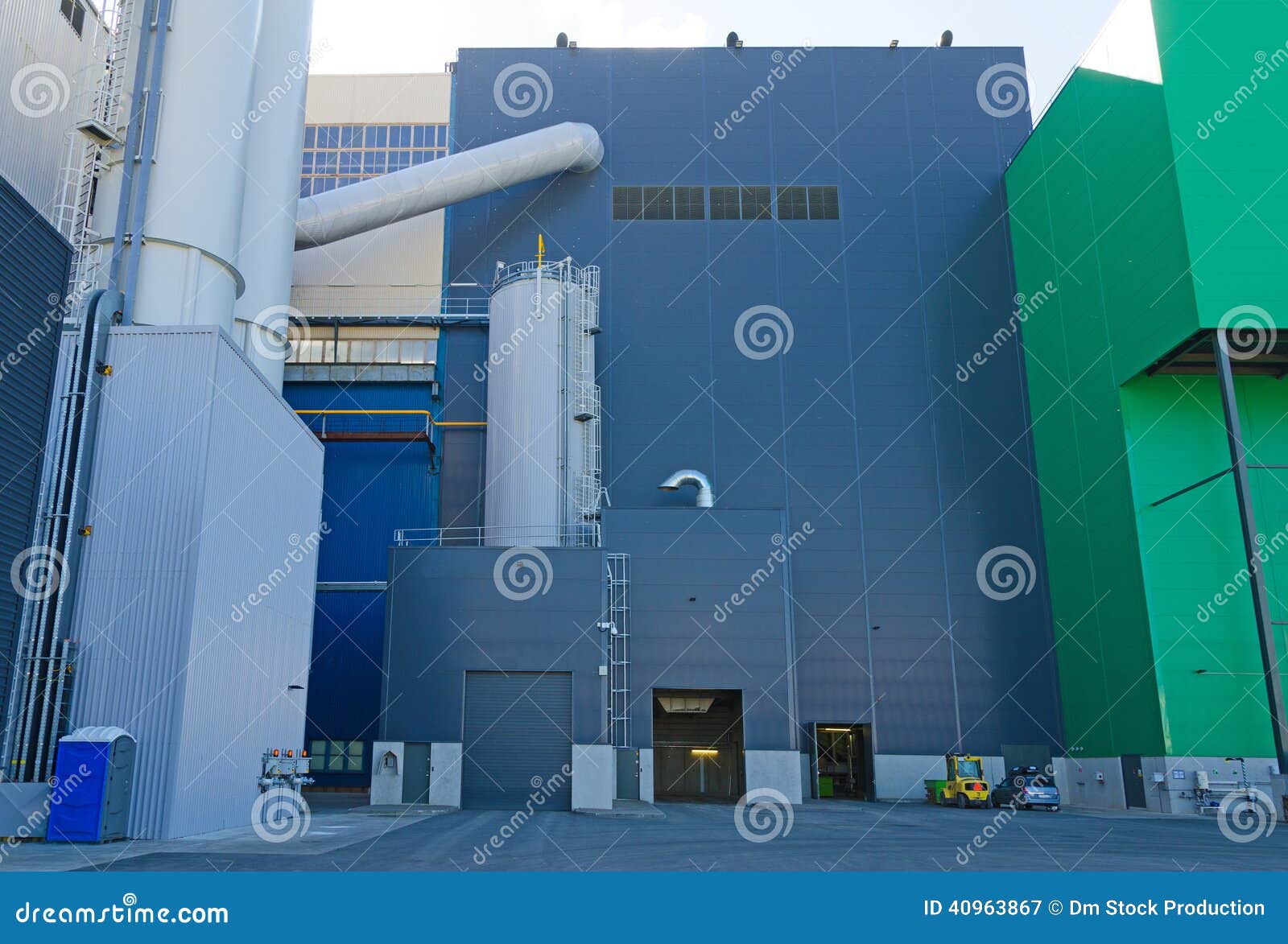 Part of Industrial Power Plant Stock Image Image of factory, energy
