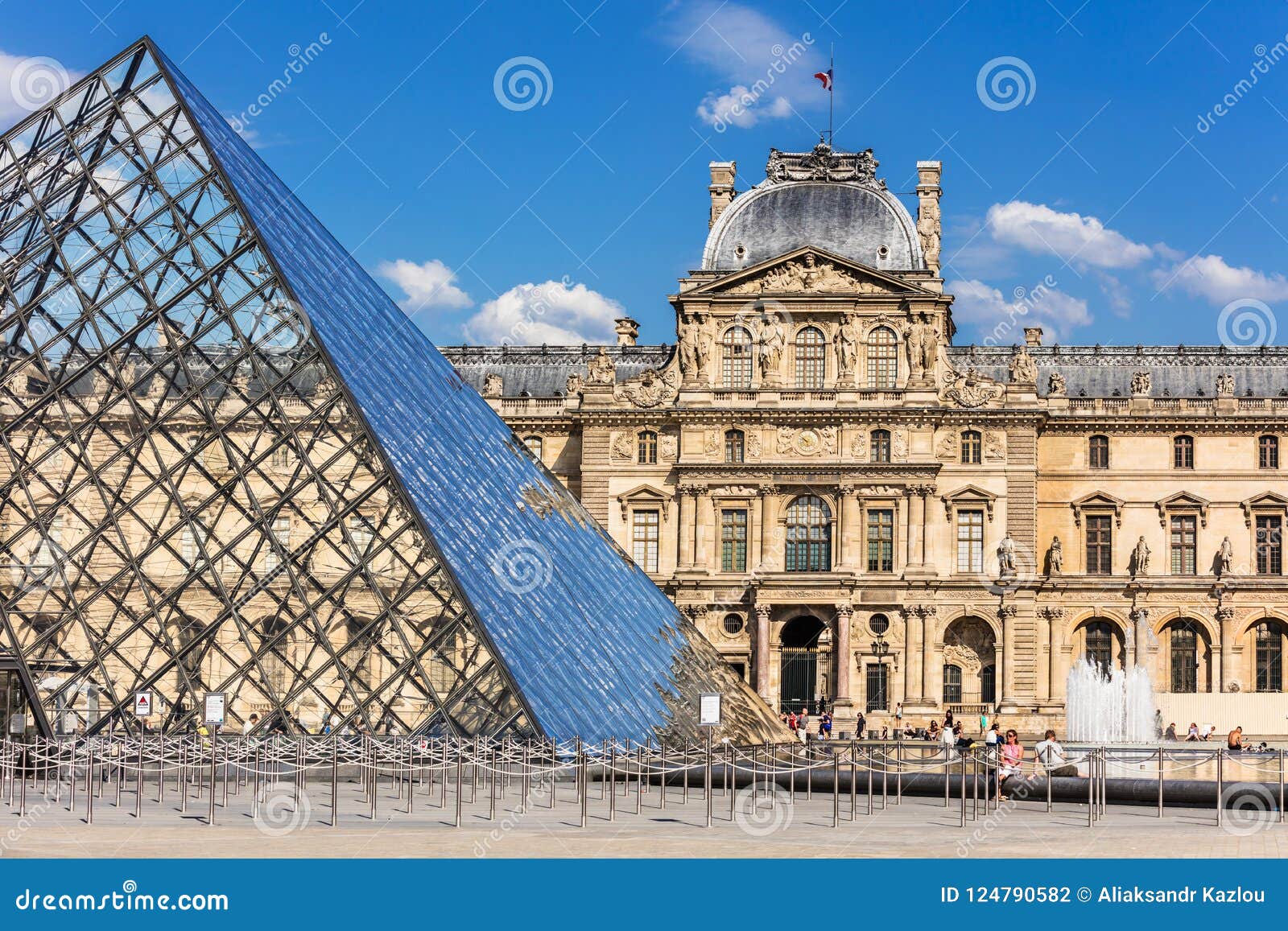 Part Of The Louvre Palace The Louvre Museum Paris France