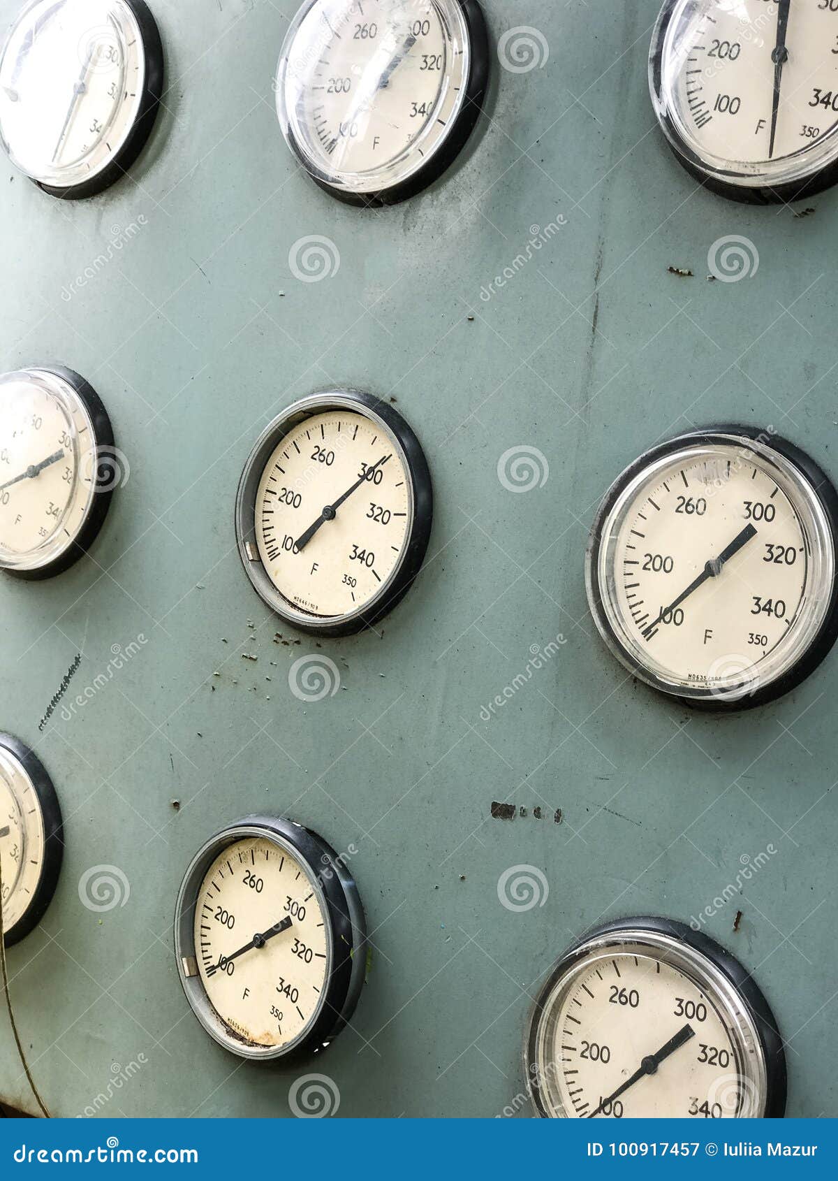 Part of Old Analog Equipment Stock Image Image of dial, industrial