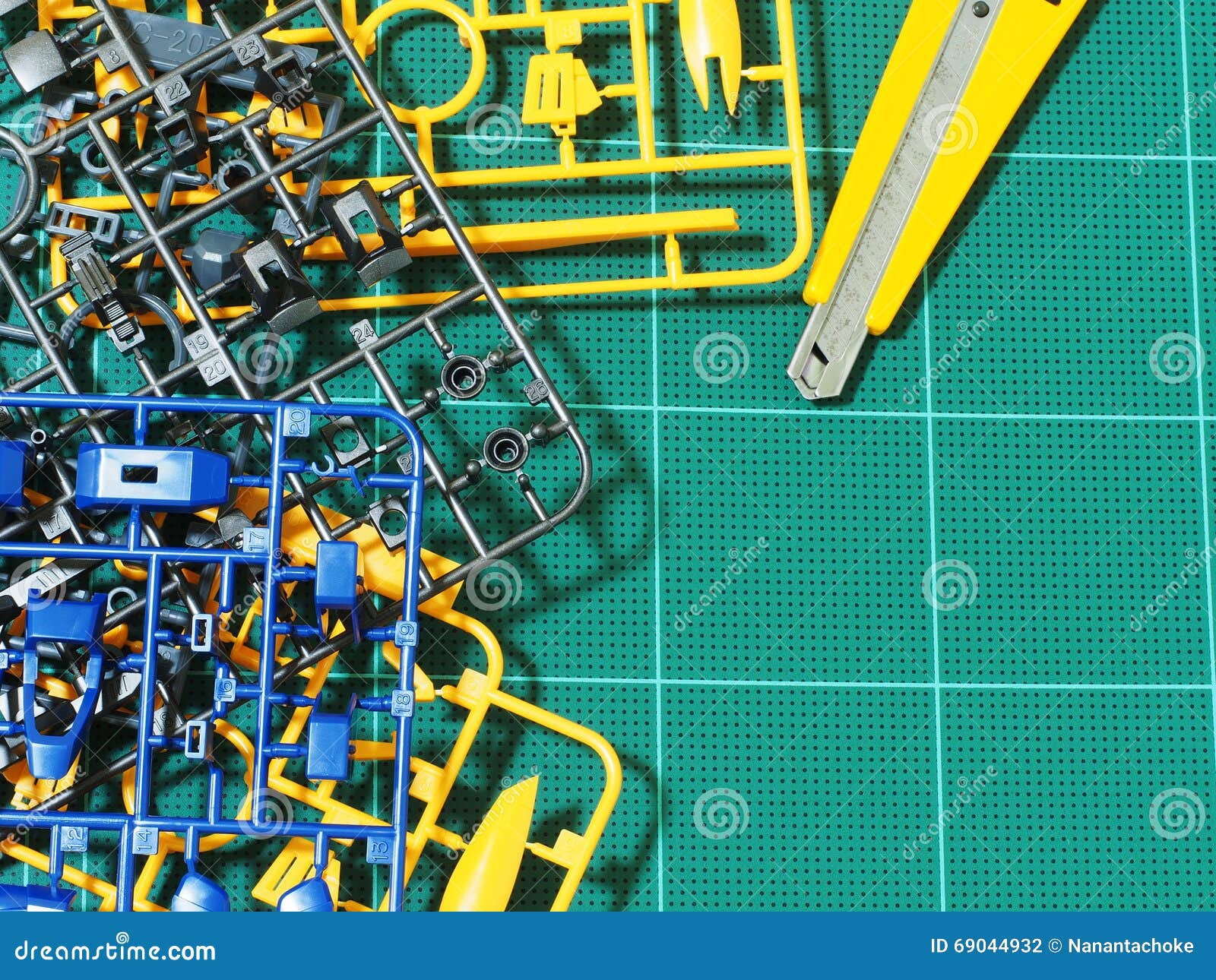 Part of plastic model kit stock photo. Image of plastic 69044932