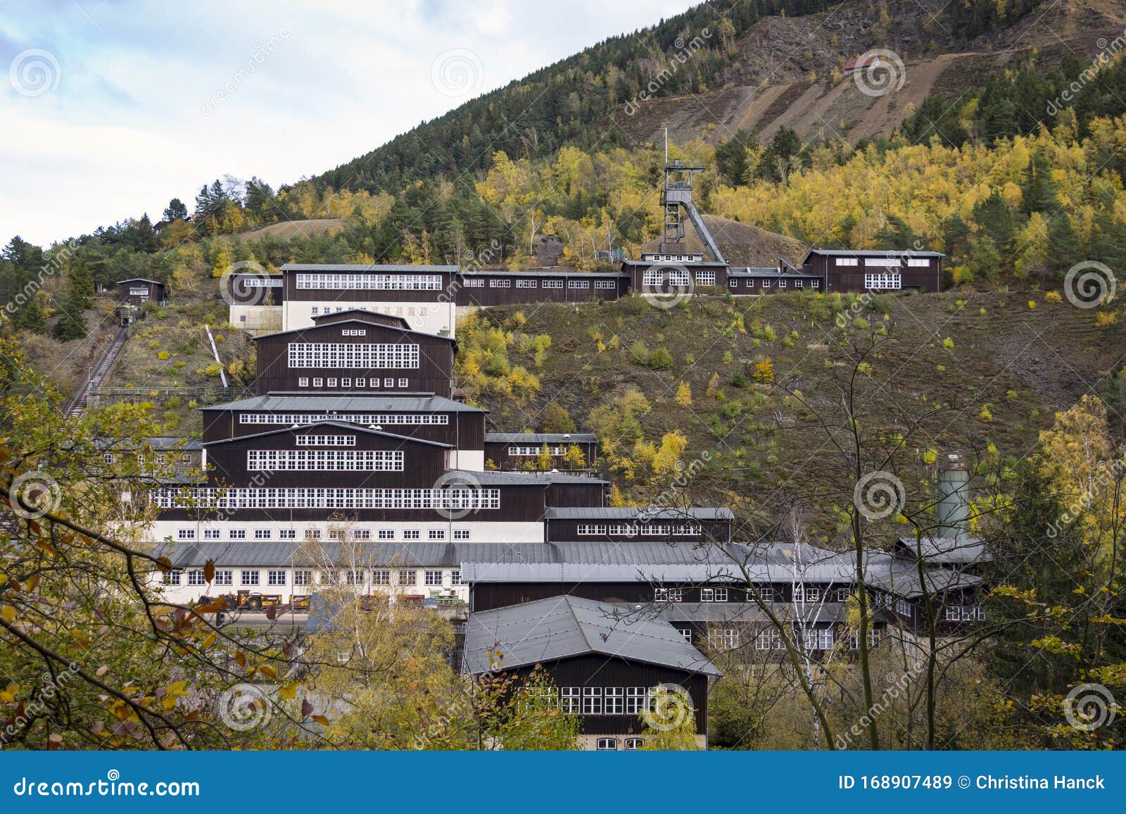 part of rammelsberg mine. the rammelsberg is a mountain on the northern edge of the harz range