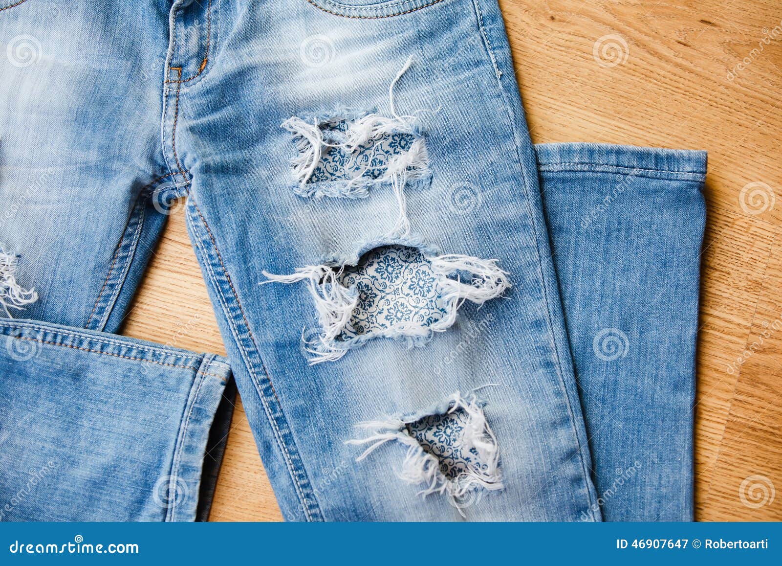 Part of ripped jeans stock image. Image of blank, ripped - 46907647