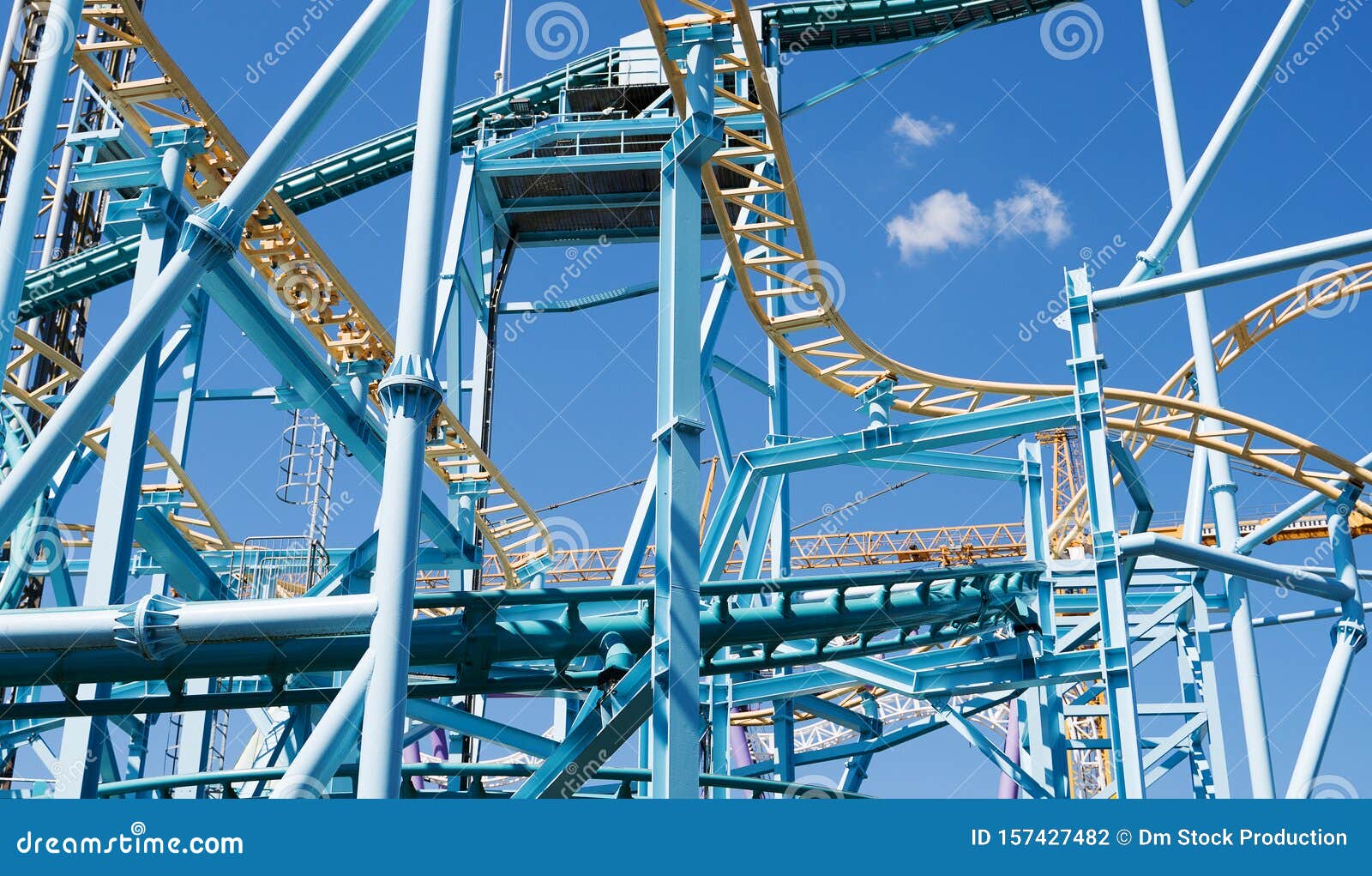 Part of a roller coaster stock photo. Image of assessment 157427482