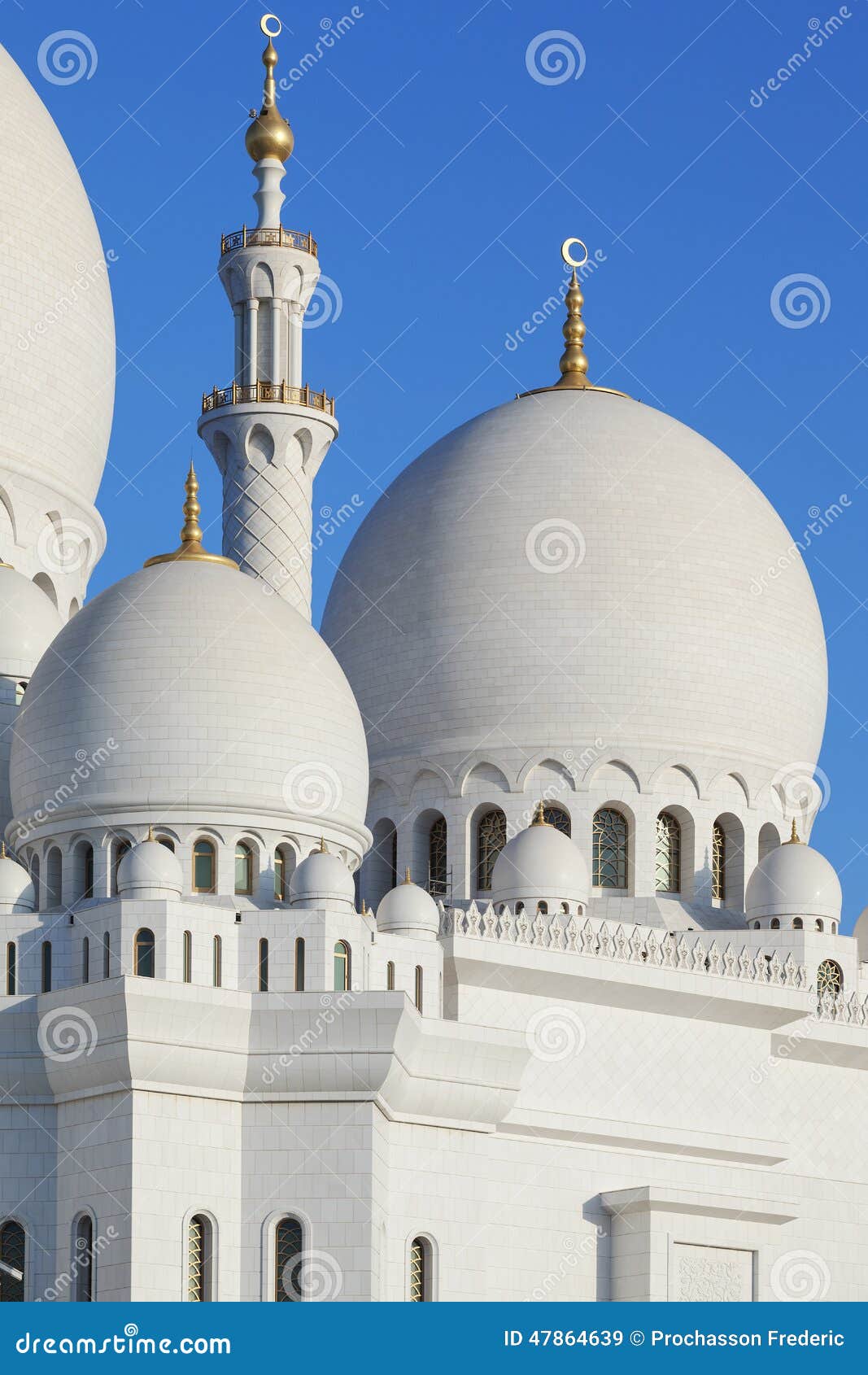 Part of Sheikh Zayed Grand Mosque Stock Image Image of architecture