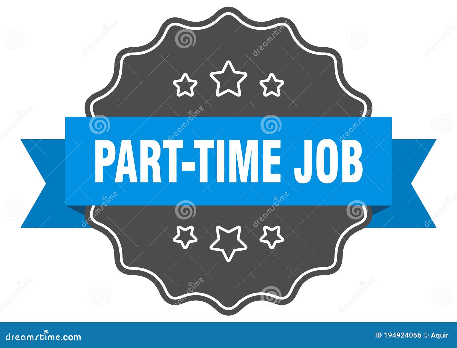 part-time job label