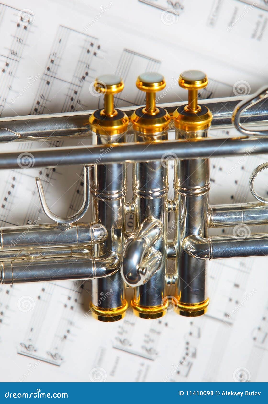 Part of trumpet stock illustration. Illustration of musics 11410098