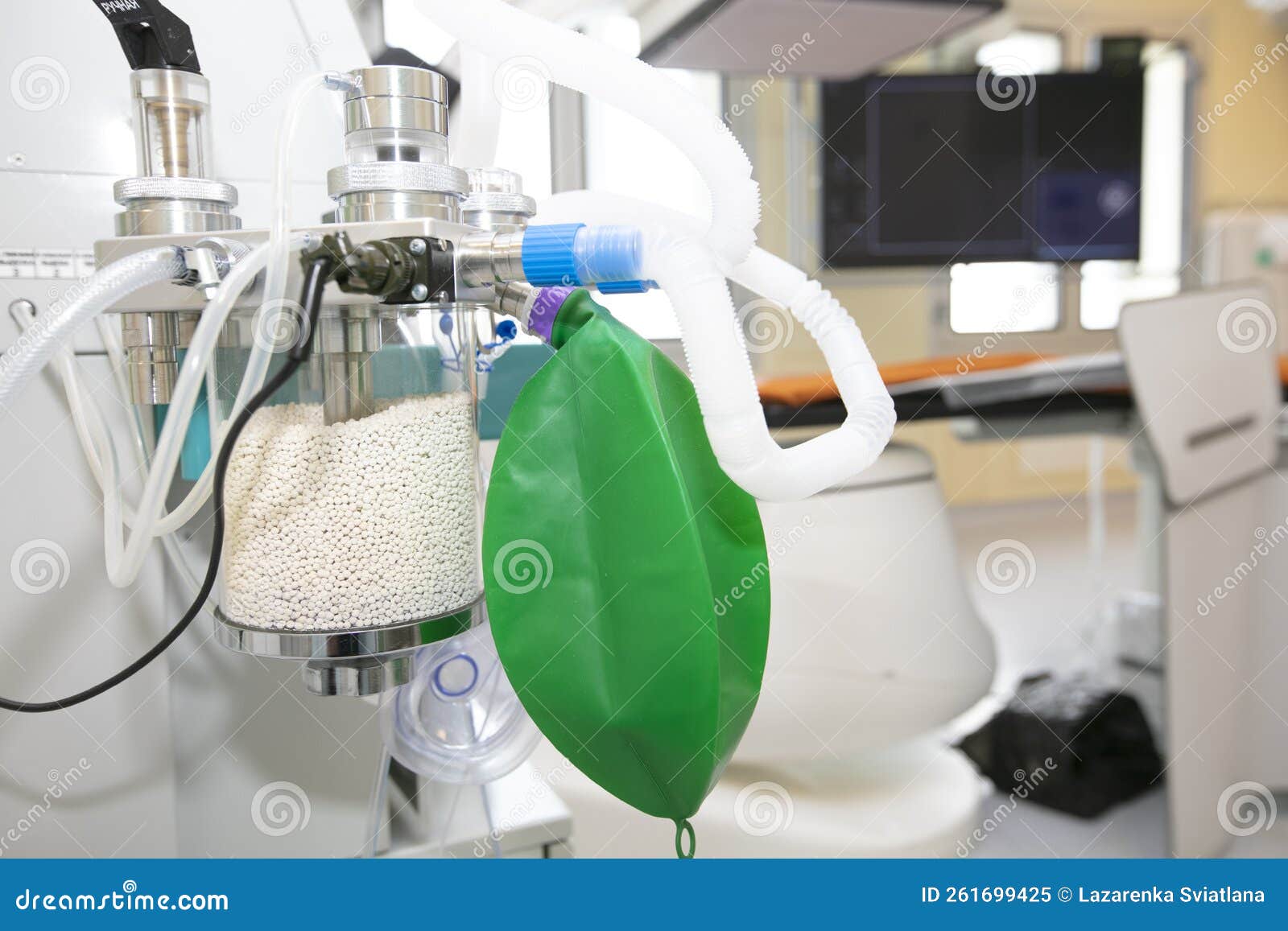 Part of the Ventilator in the Operating Stock Image Image of machine