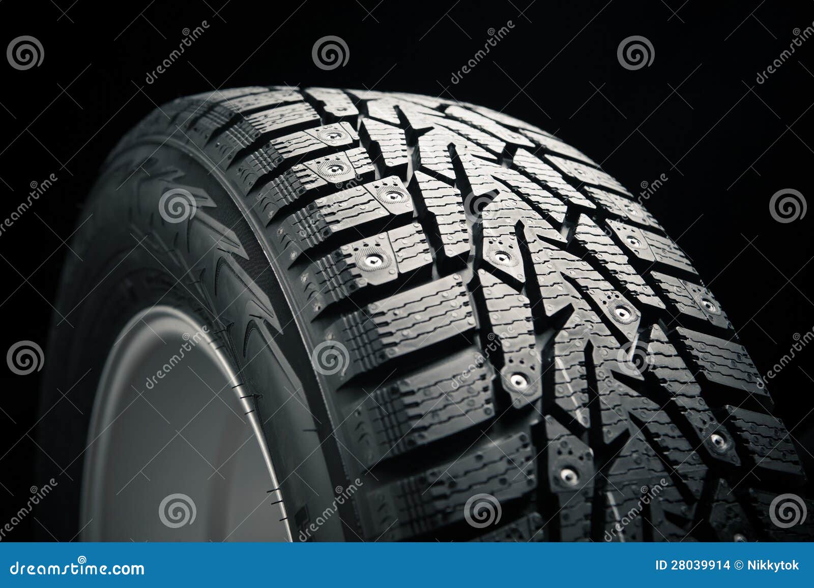 Part of winter tire stock photo. Image of macro, auto 28039914