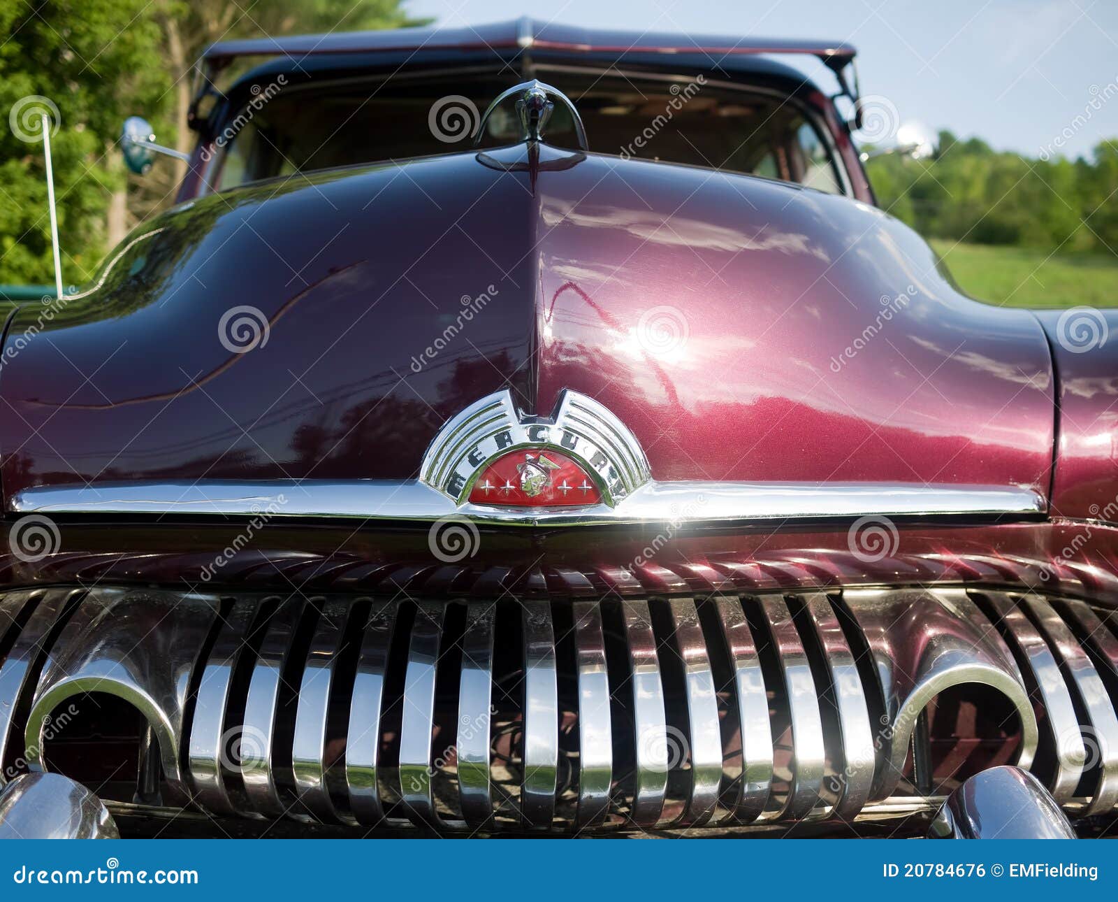 Partes Frontales 1951 Del Cupé Del Mercury Foto editorial - Imagen ...