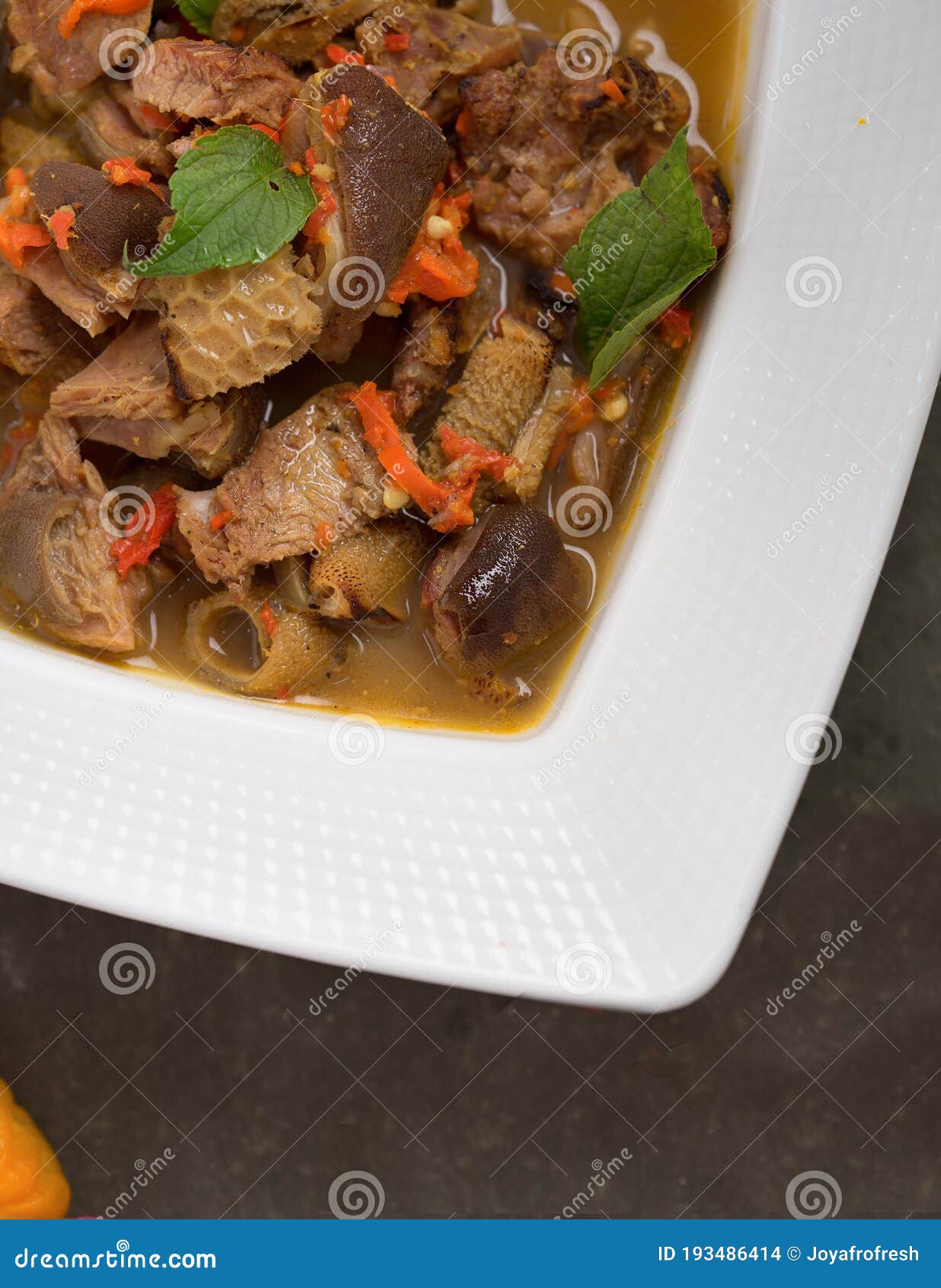 hot spicy nigerian goat meat pepper soup