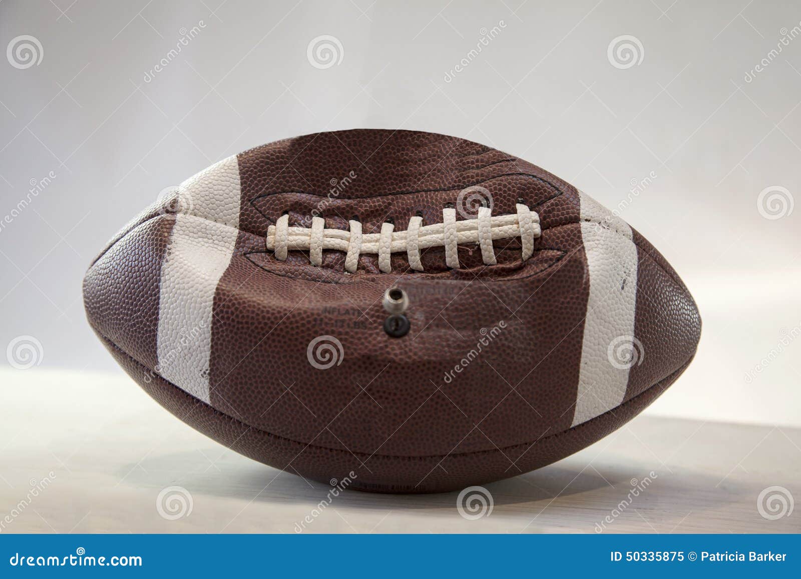 partially deflated football