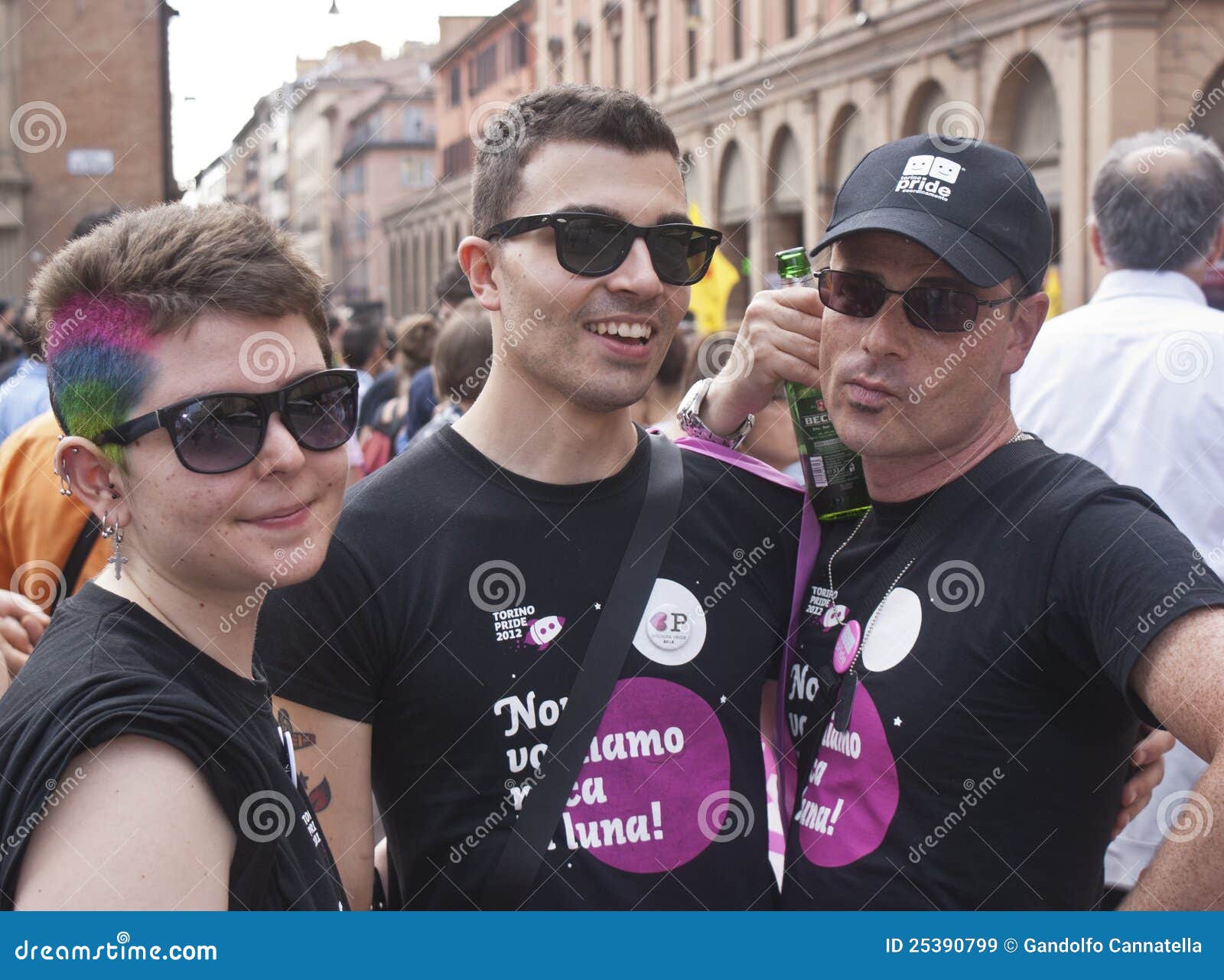 Participants at Gay Pride 2012 of Bologna Editorial Stock Image Image