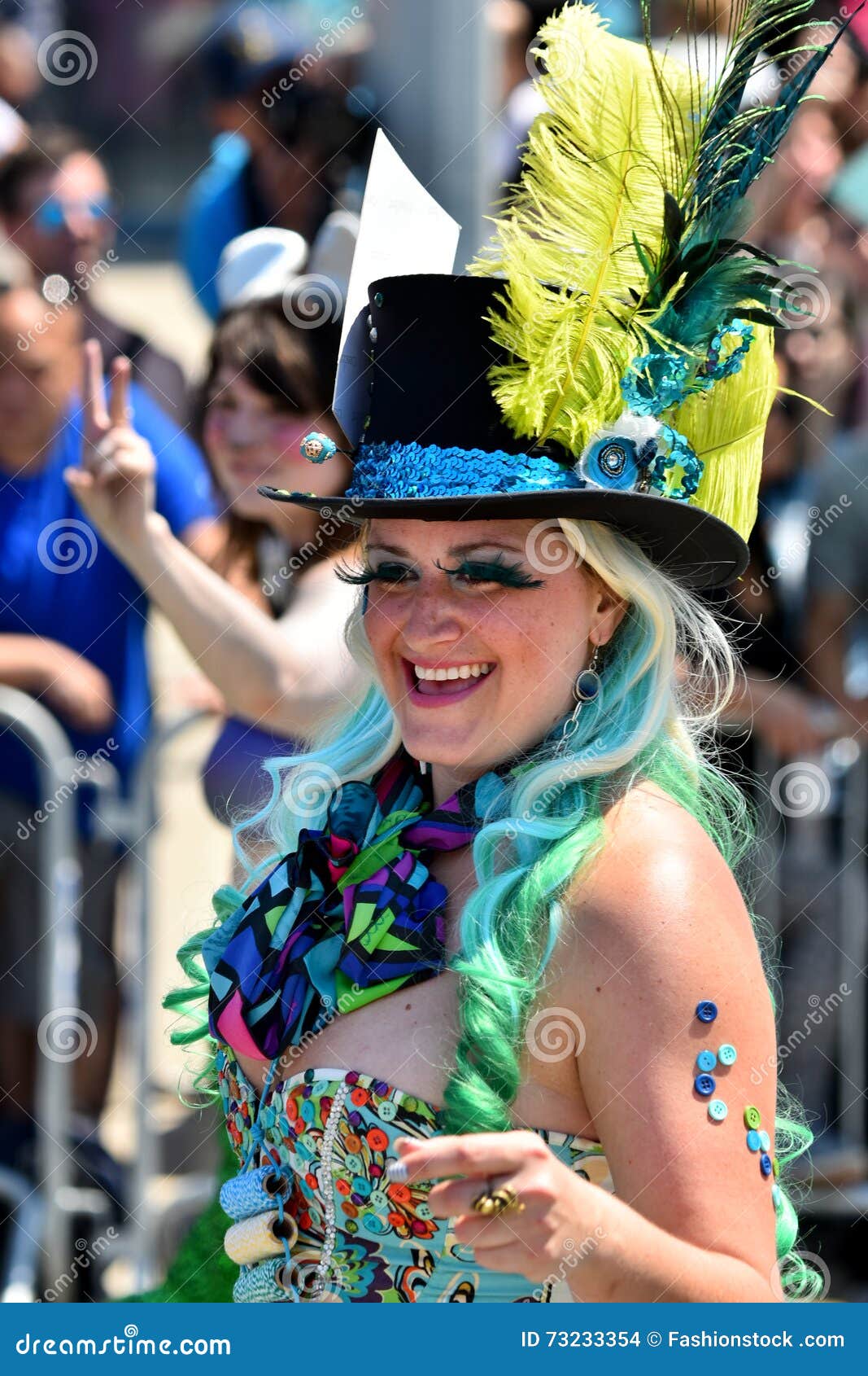 Participants March in the 34th Annual Mermaid Parade at Coney Island ...