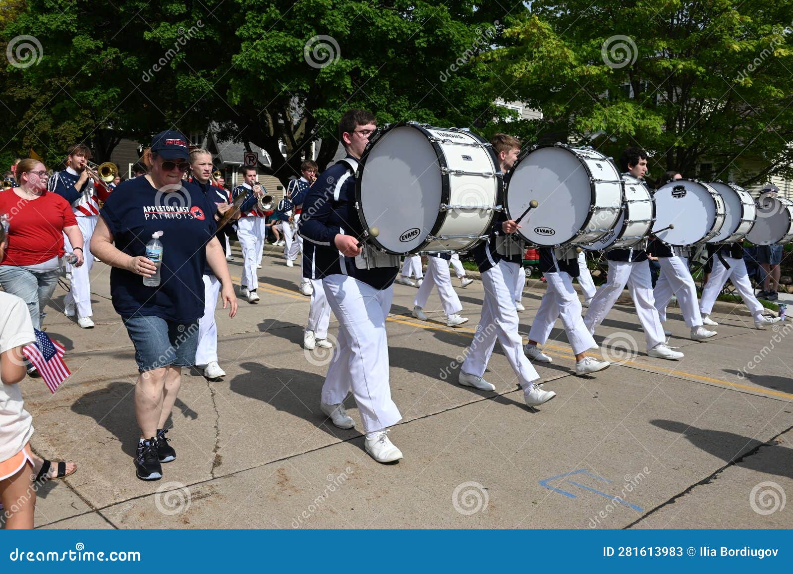 Participants and Spectators at the Memorial Day Parade in Appleton
