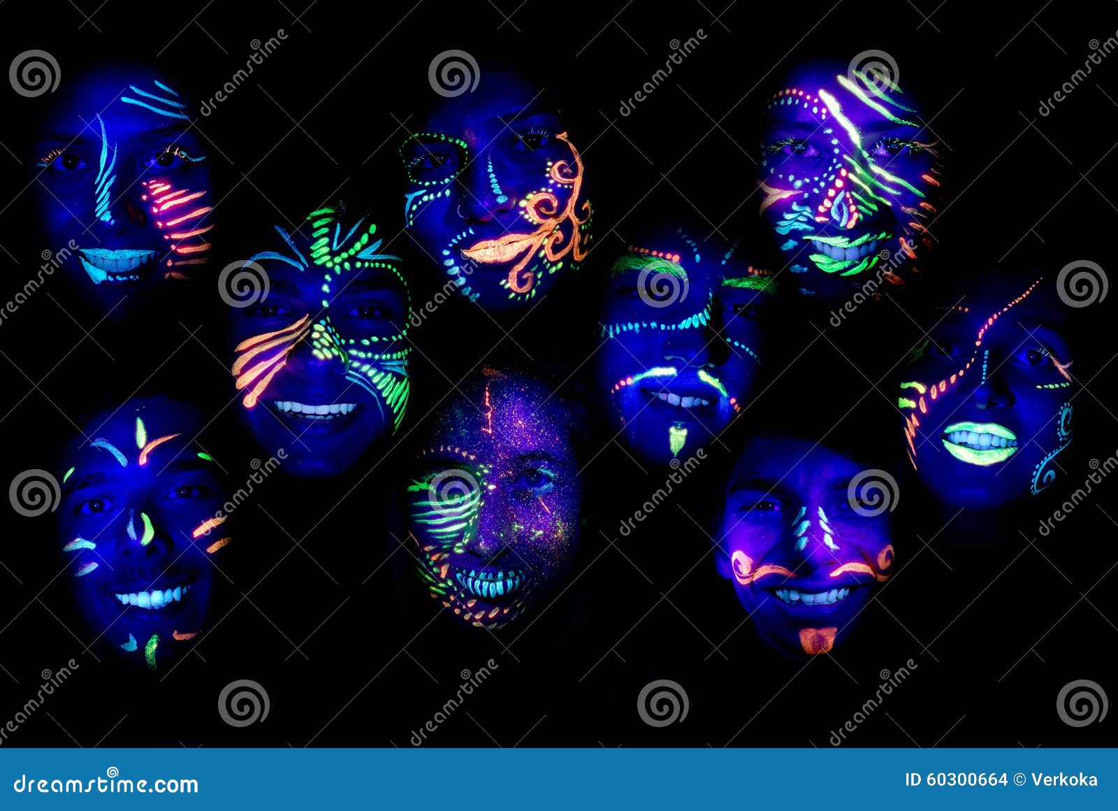 Partie de lumière UV photo stock. Image du futuriste - 60300664