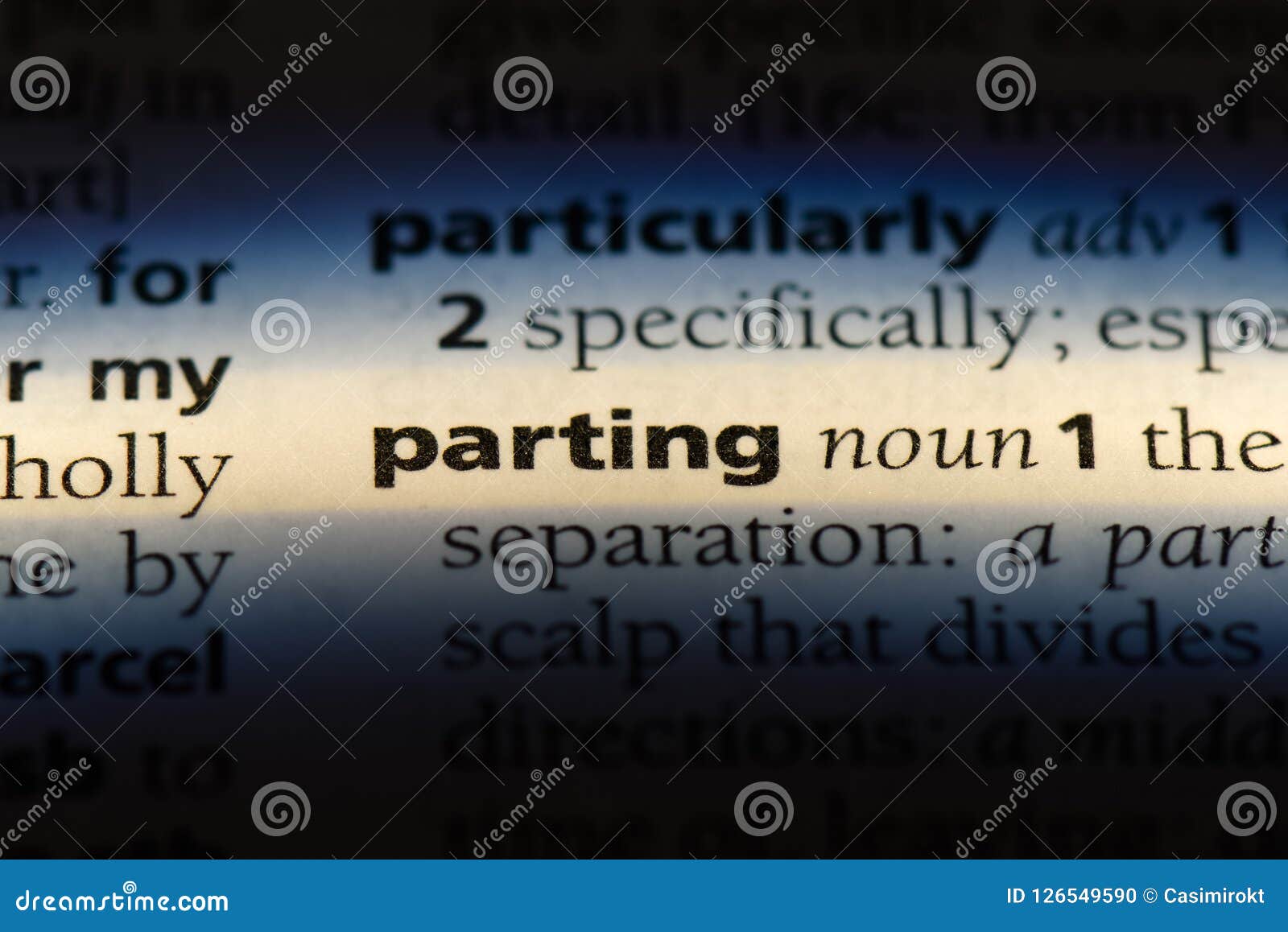 Parting stock photo. Image of paper, isolated, definition 126549590