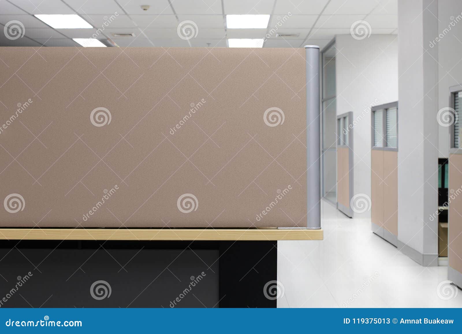 partition, brown partition empty wall office cubicle, partition quadrilateral office background