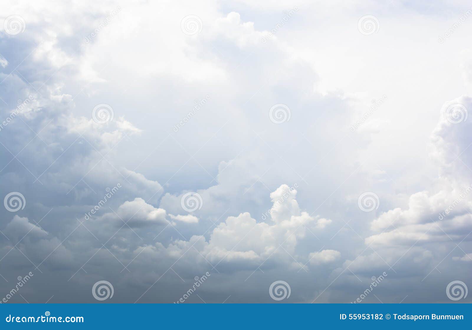 partly cloudy sky