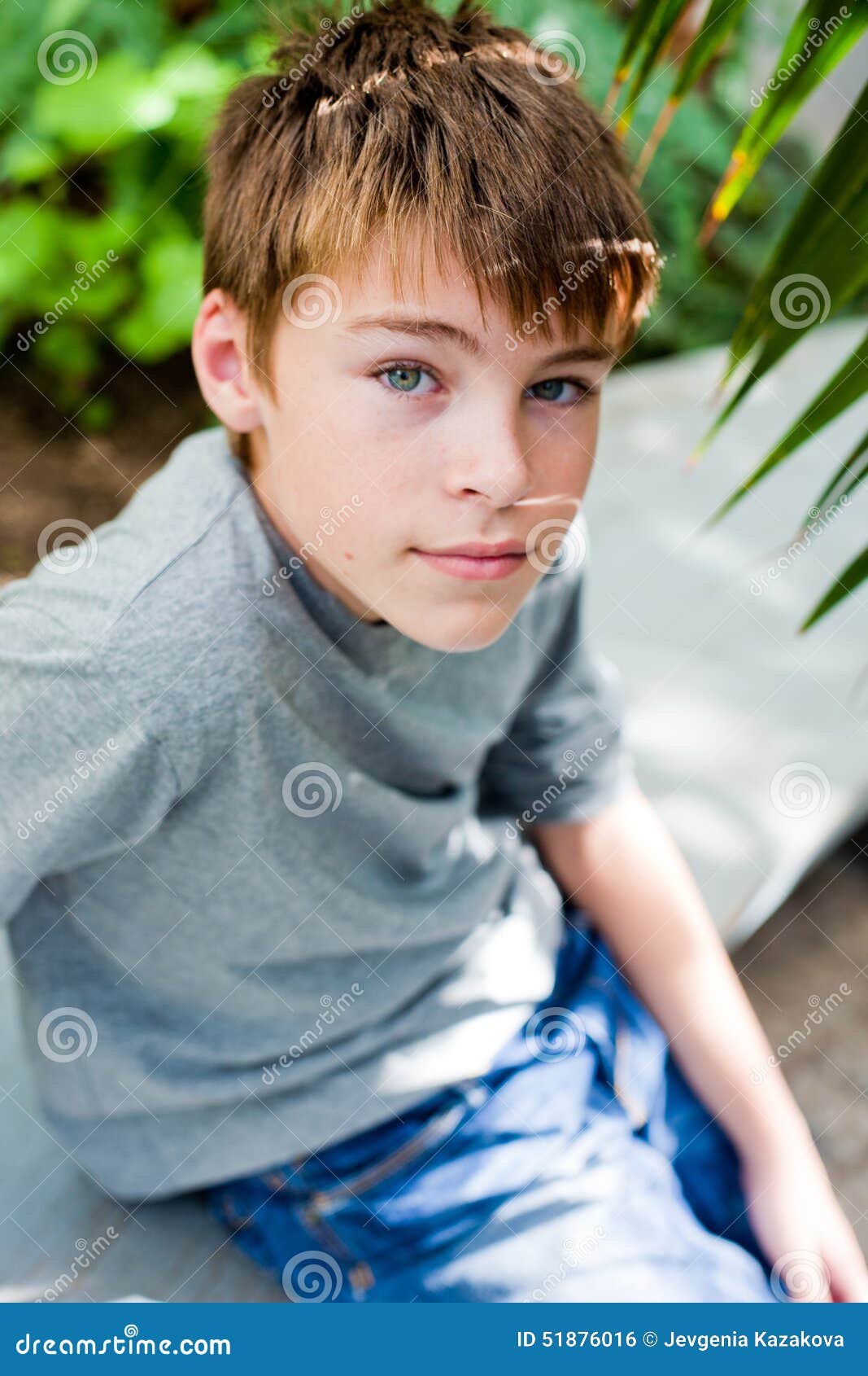 Partrait of little boy stock photo. Image of cute, handsome 51876016