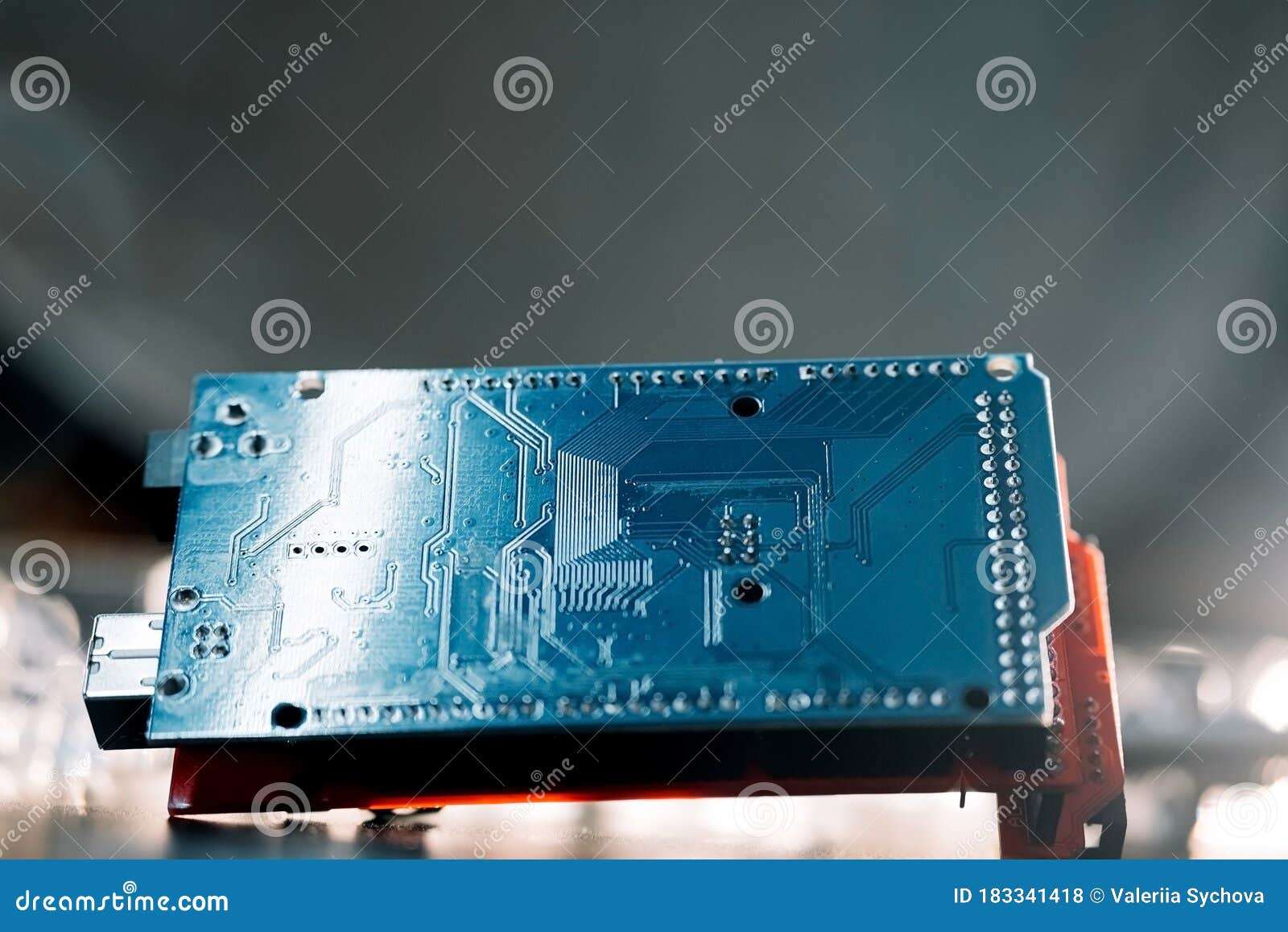 Parts for assembly cnc machine arduino board for controlling the