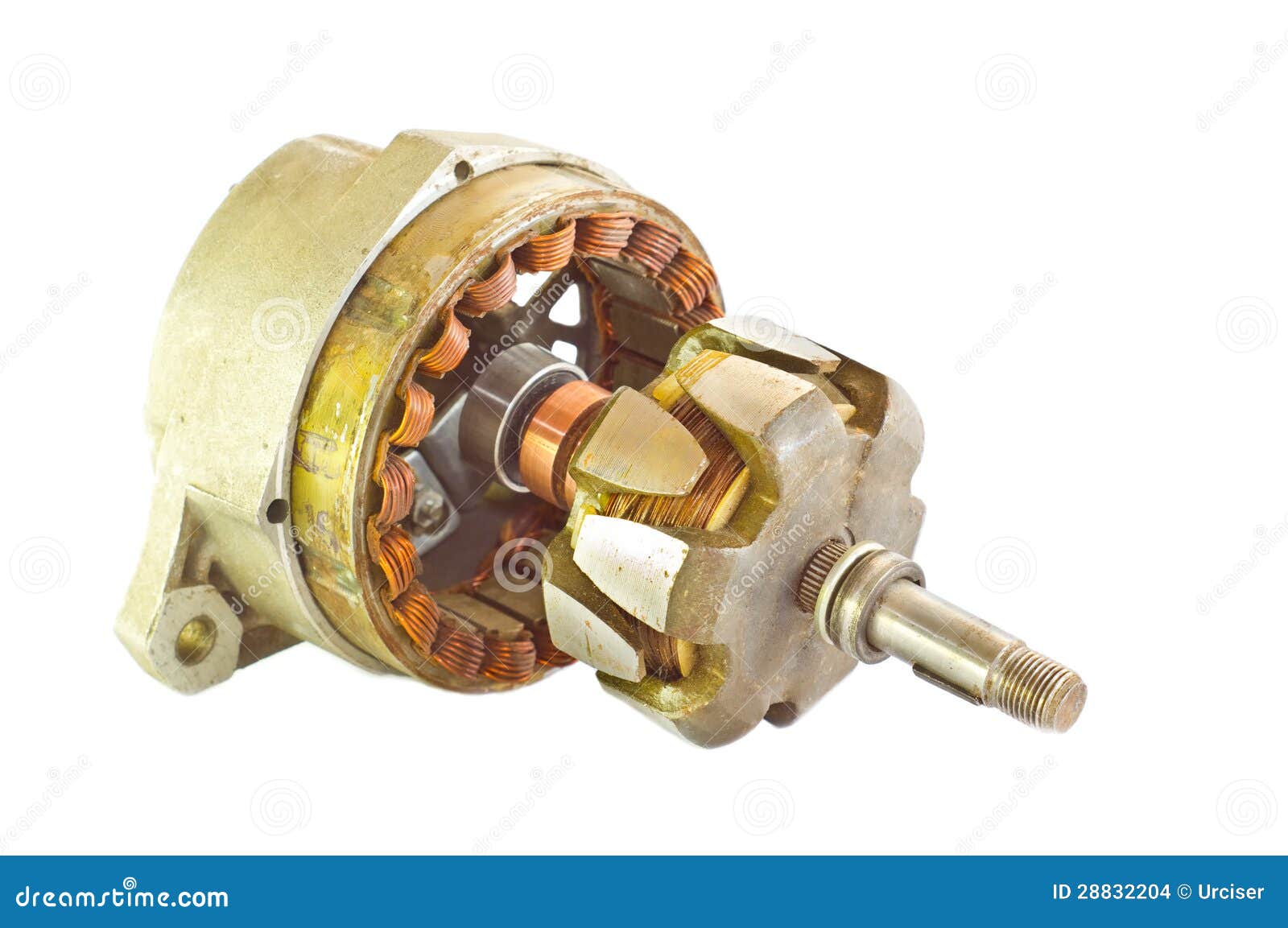 Parts of Electric Generator Stock Photo Image of power, steel 28832204