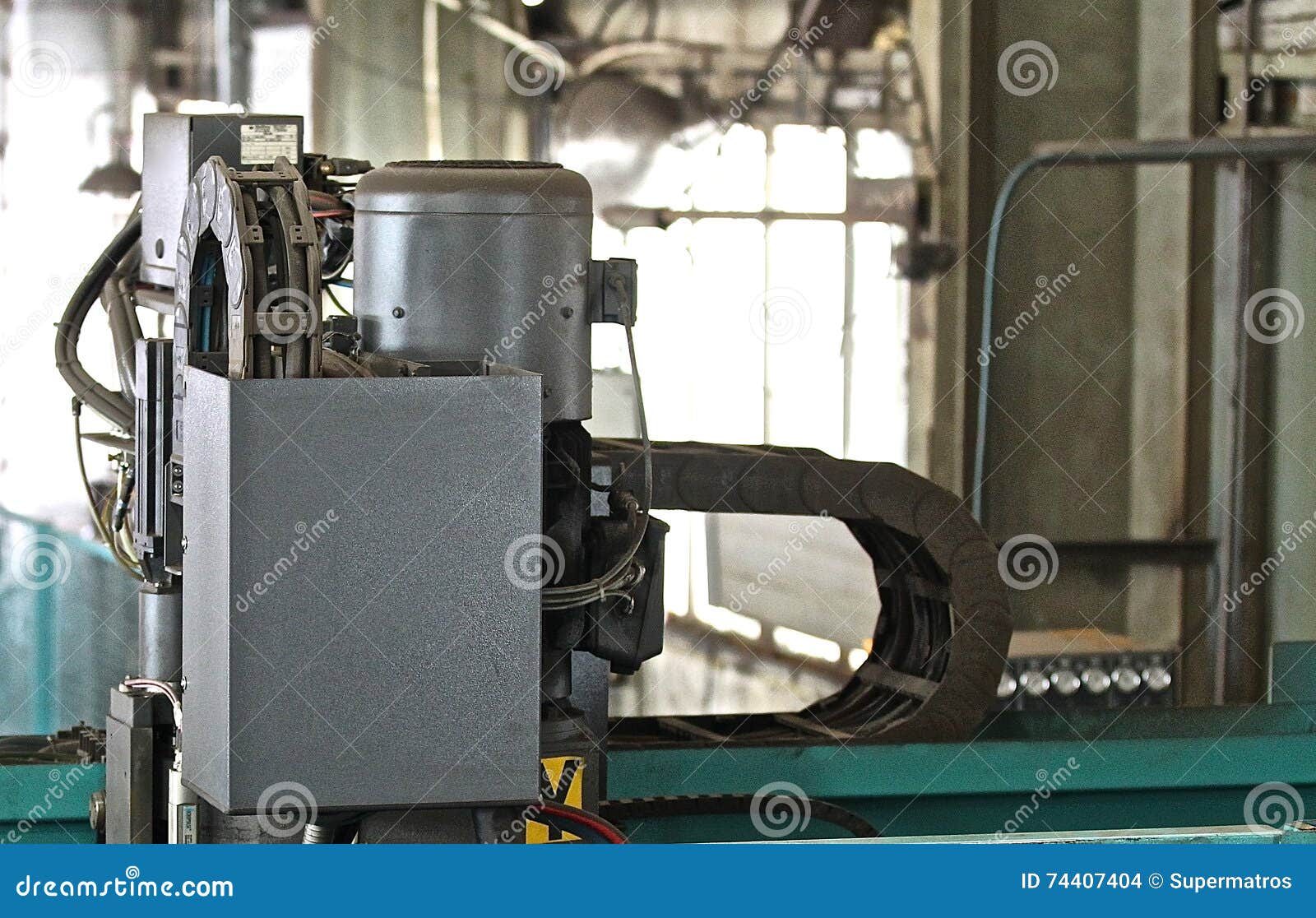 Parts of the Machine Cutting of Sheet Metal Stock Photo Image of