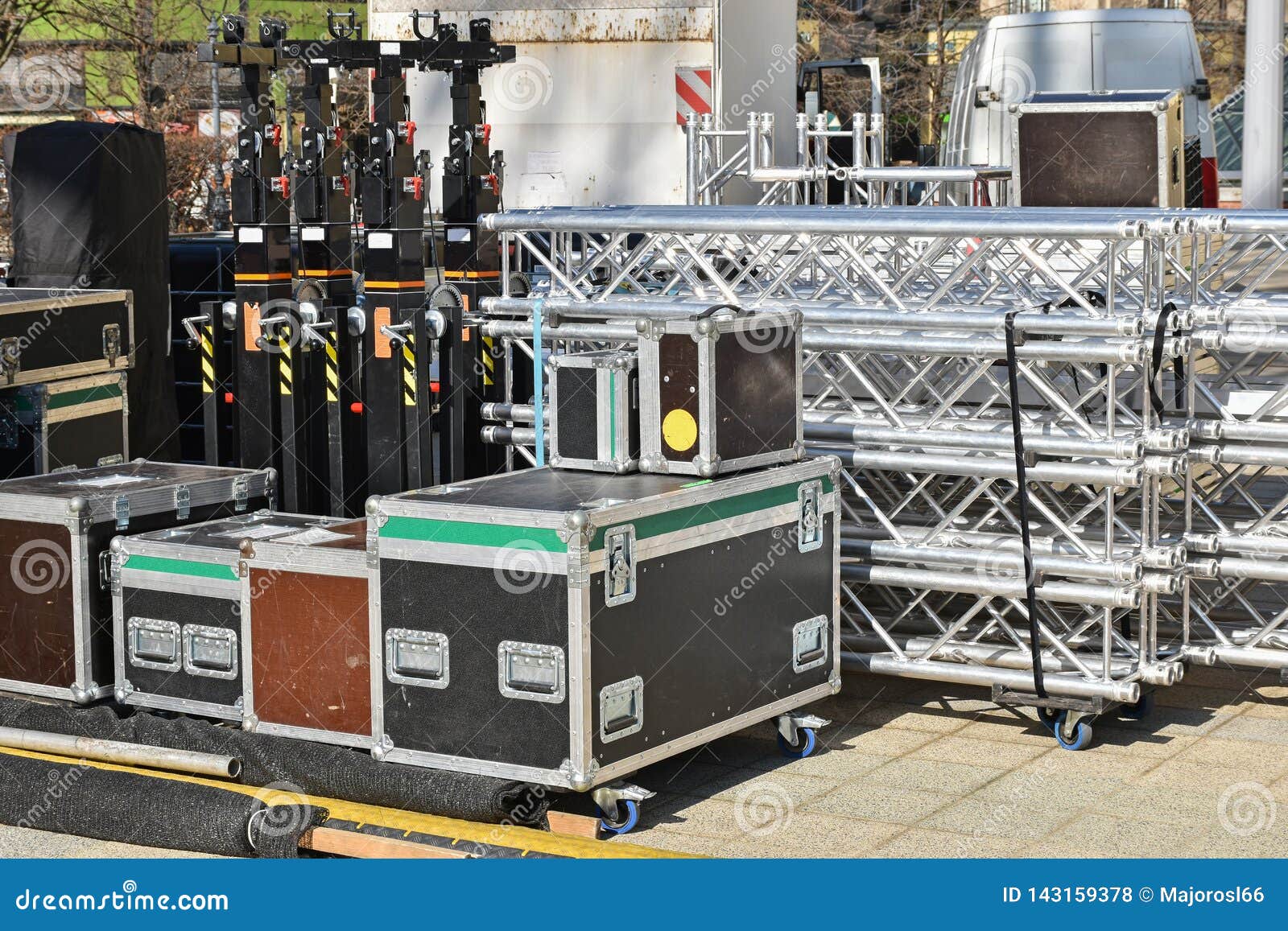 Parts of the stage stock photo. Image of parts, outdoor 143159378
