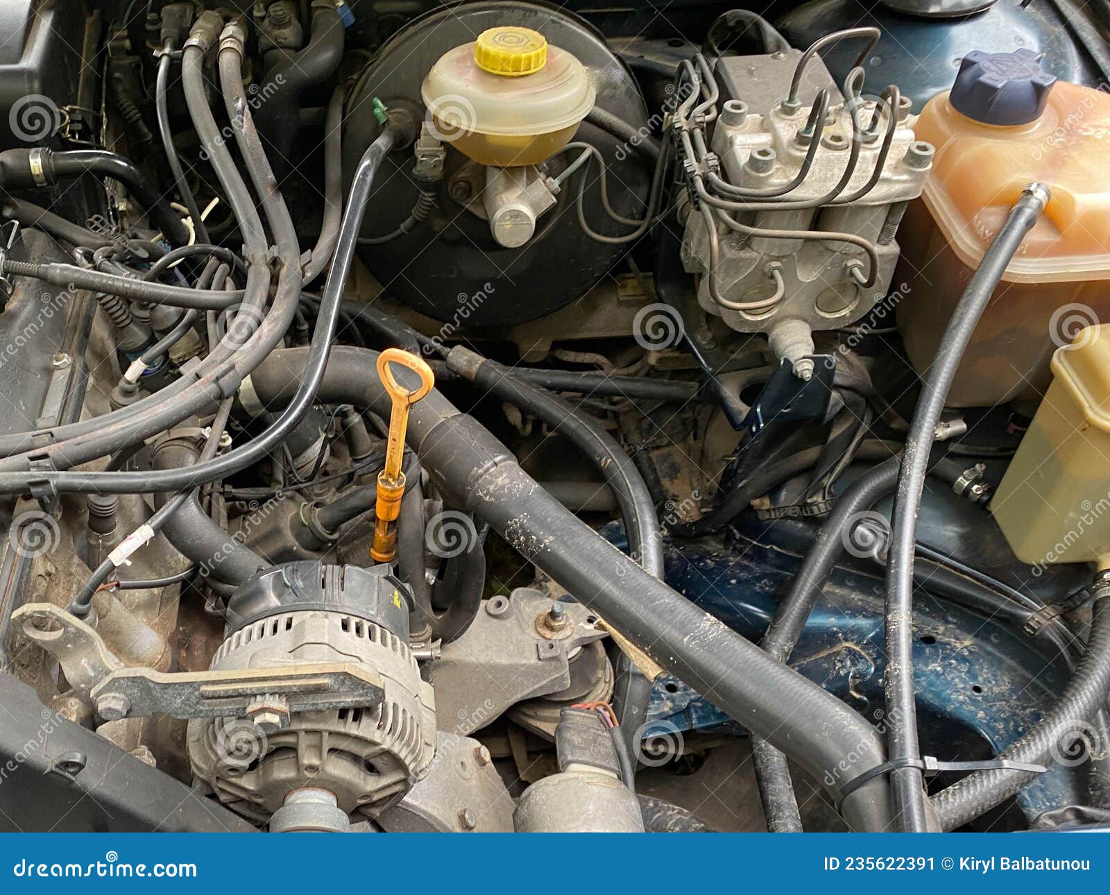 Parts Under the Hood of Car Stock Image Image of fuel, combustion