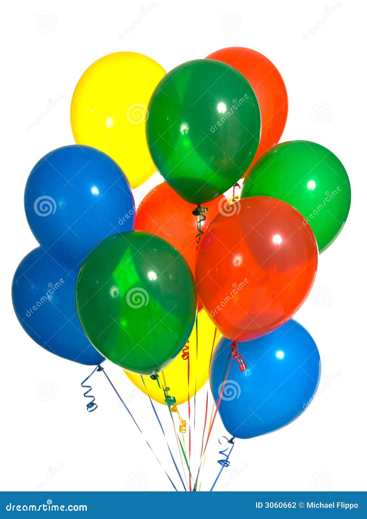 Party balloon stock photo. Image of color, birthday, green 3060662