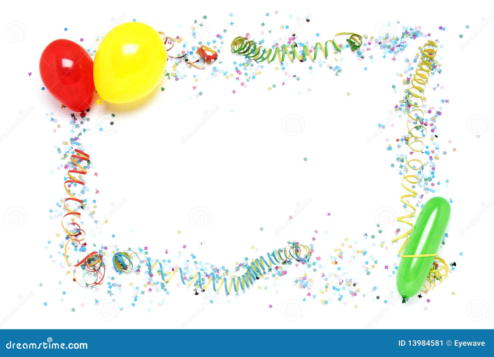 Party Decoration Frame Stock Image Image 13984581