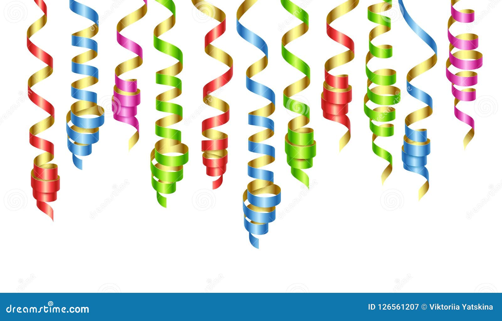 Download free photo of Confetti, curling ribbon, birthday, streamers, party  - from