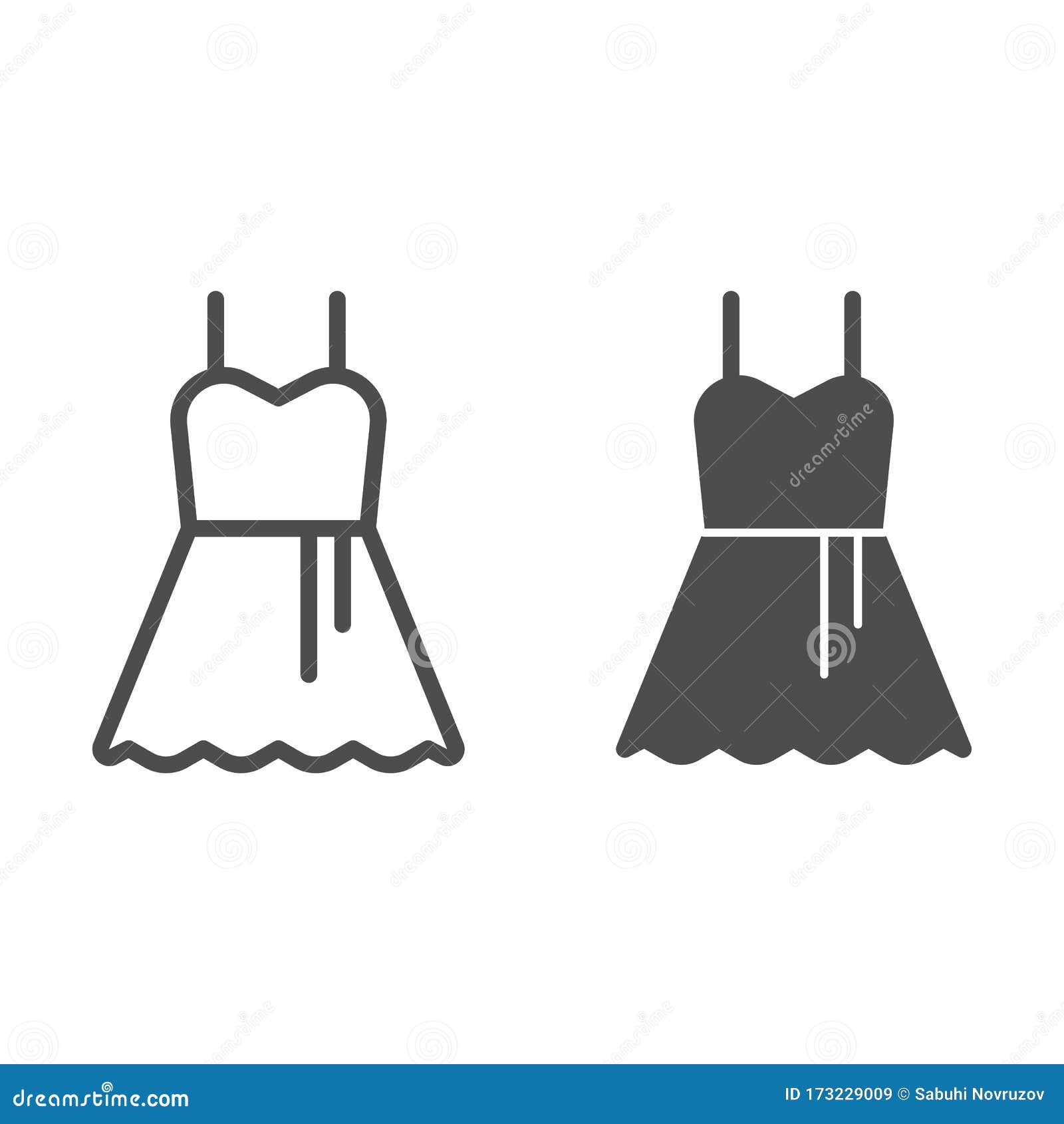 Baby Girl Dress Icon. Bold outline design with editable stroke width.  Vector Illustration Stock Vector Image & Art - Alamy