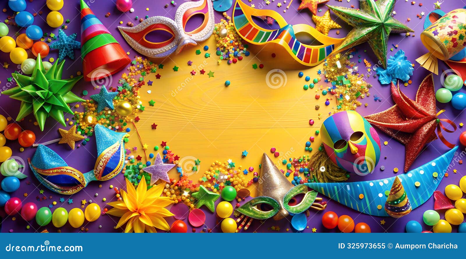 party fete karneval geburtstag dekoration ai-created content