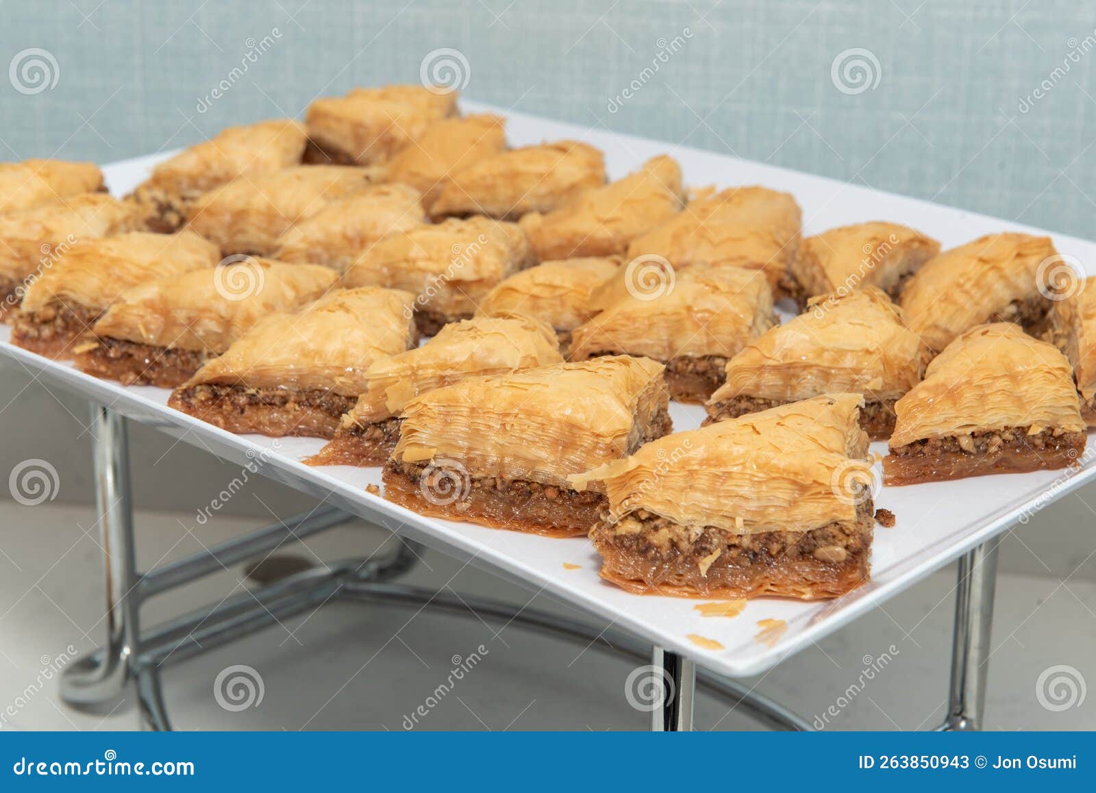 Party Food for the Guests Attending Stock Image - Image of dessert