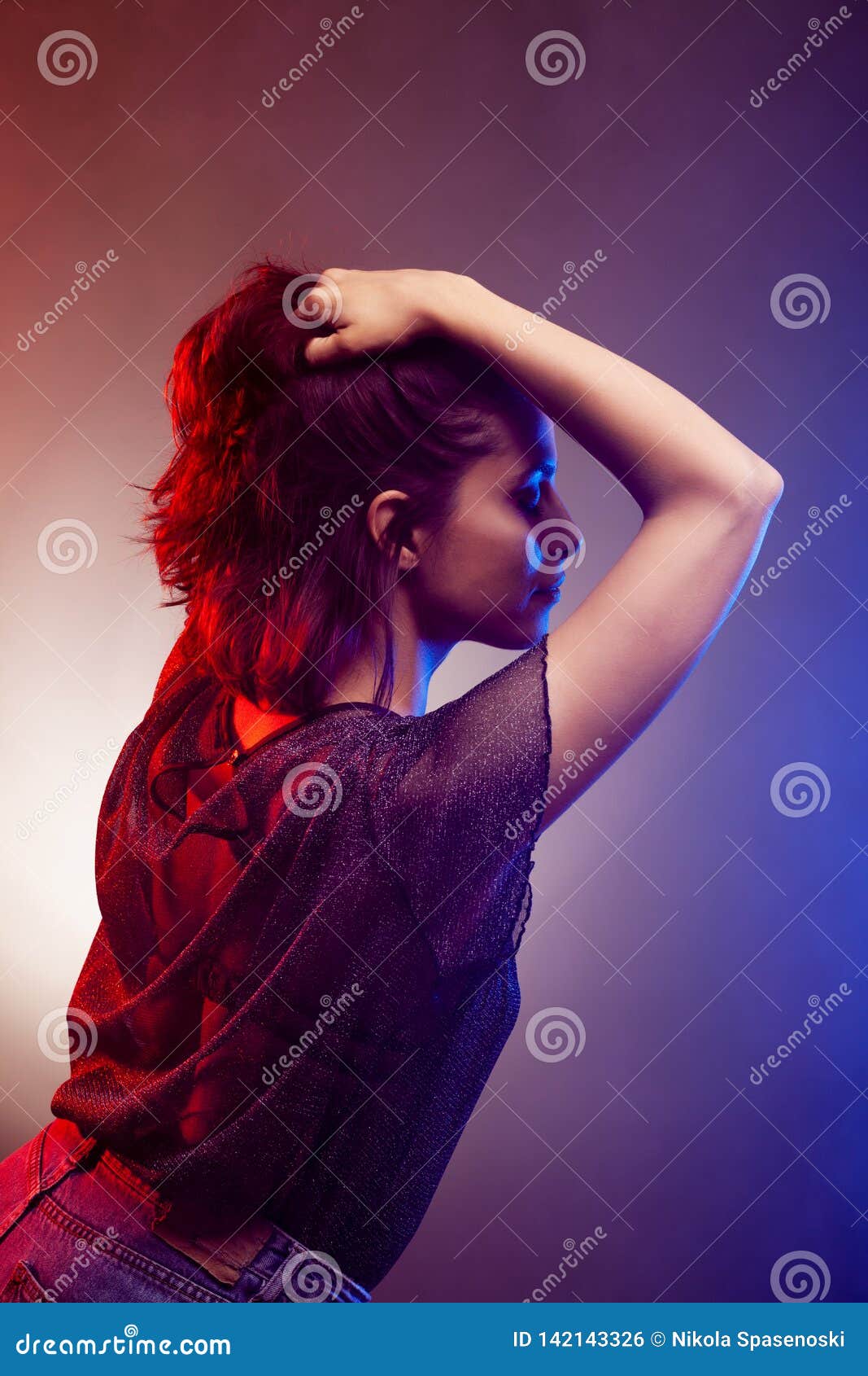 Party girl dancing stock photo. Image of female, music - 142143326