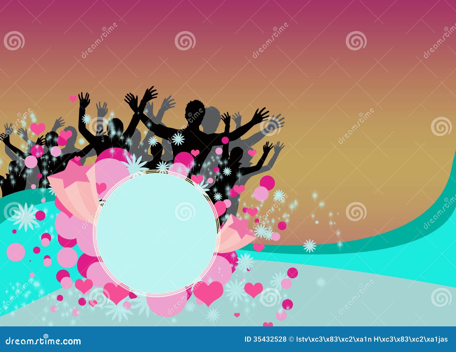 Party Invitation Background Stock Illustration Illustration Of Nightclub Glitter