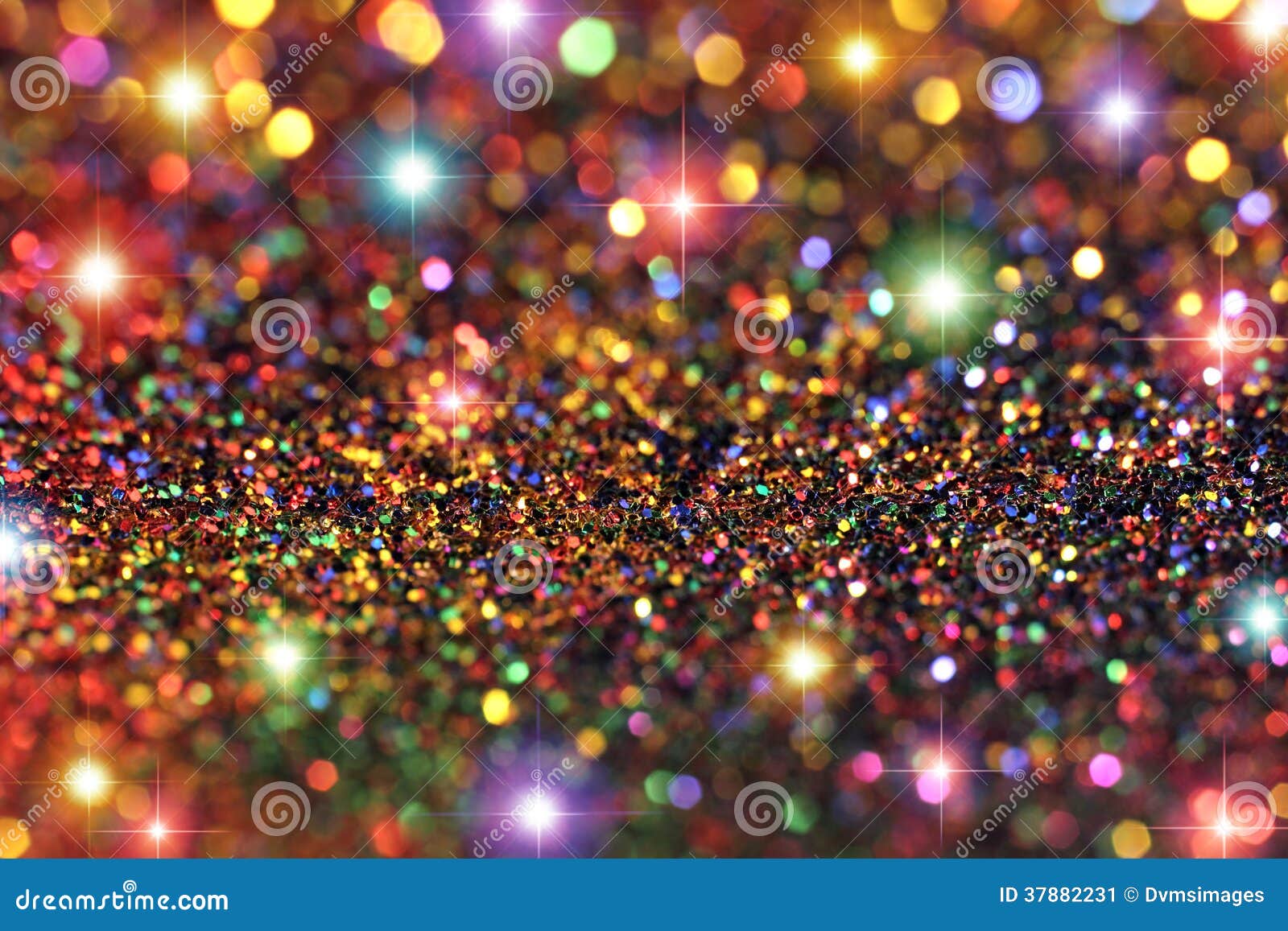 party lights glitter and stars background