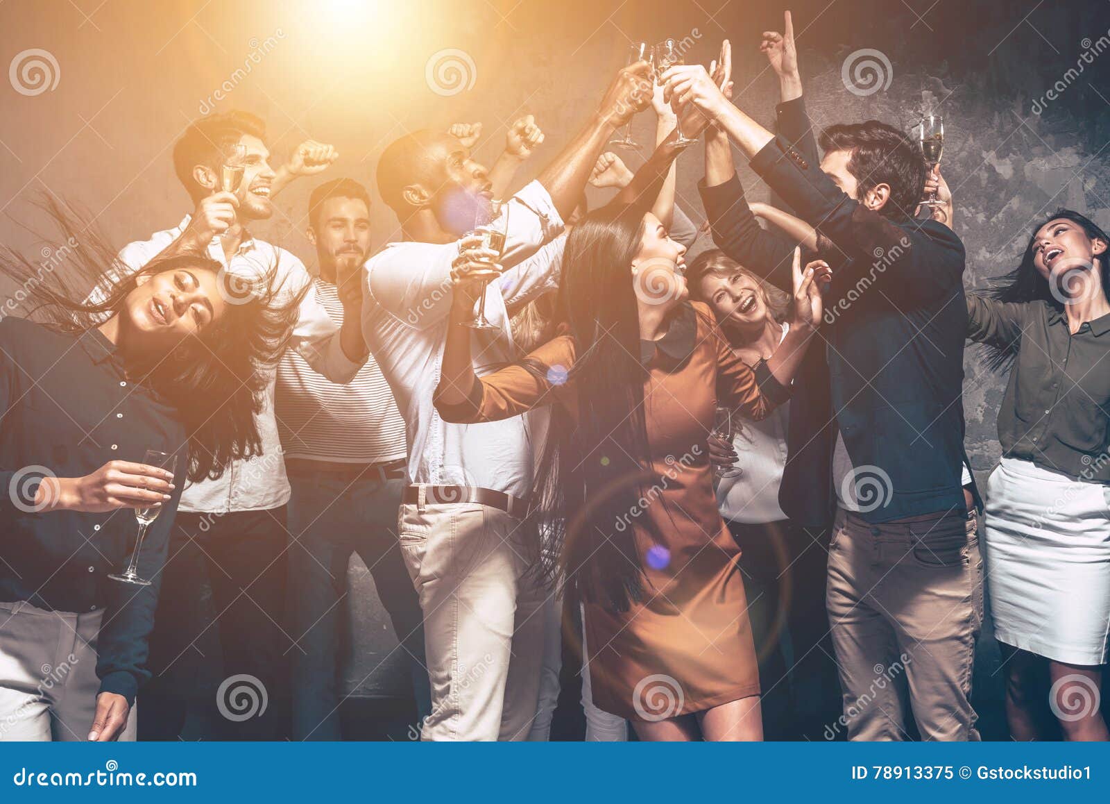 Party that never ends. stock image. Image of effect, clubbing - 78913375