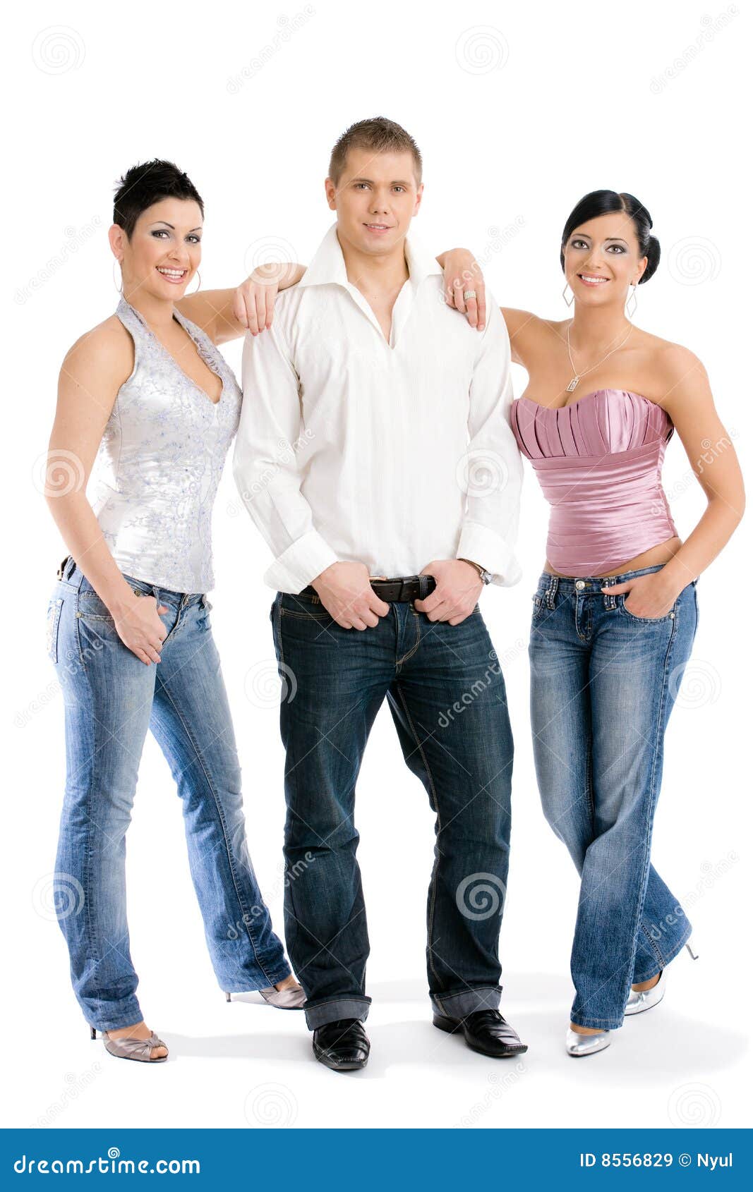 Party people stock image. Image of