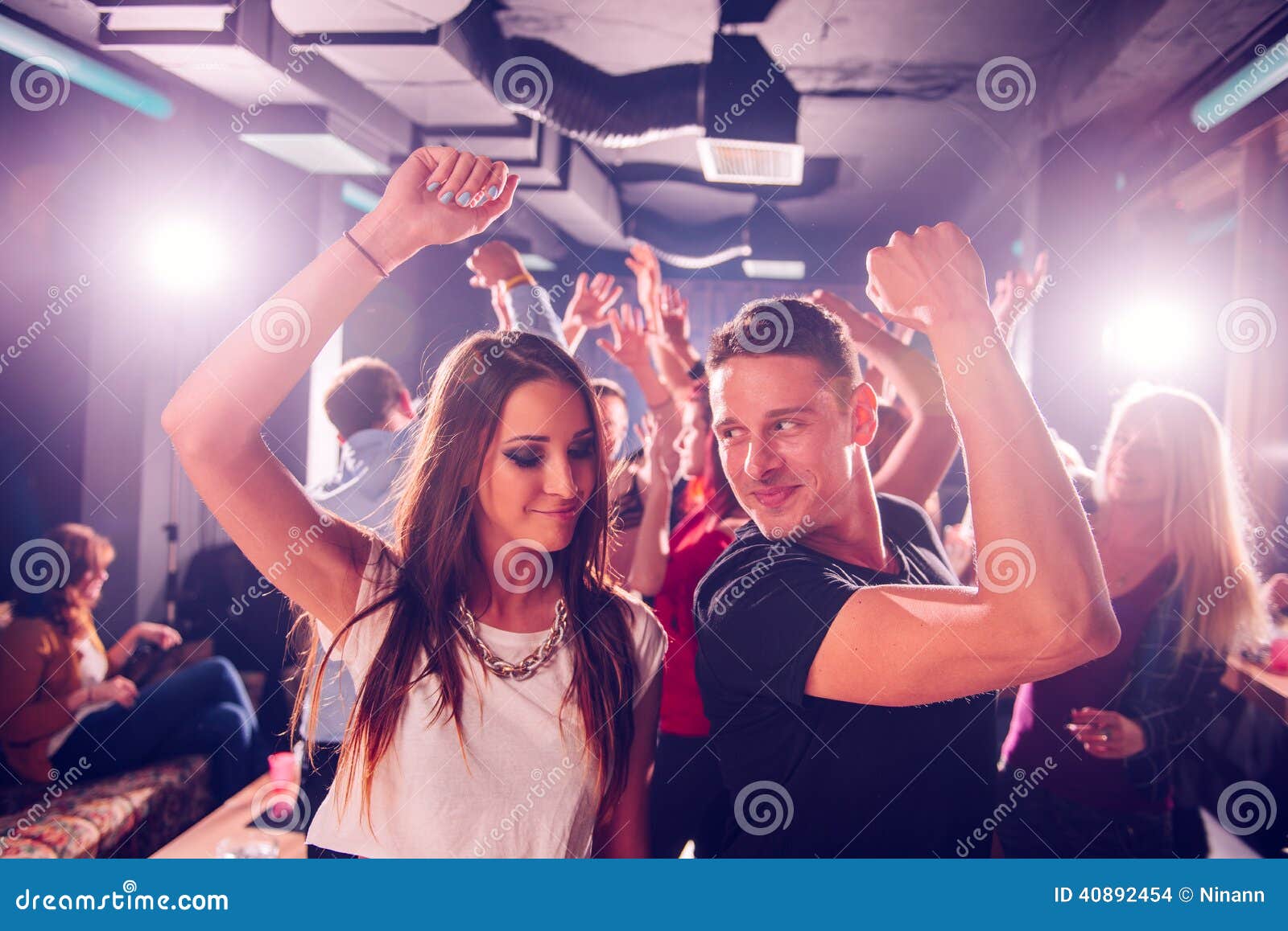 Party people stock photo. Image of discotheque, emotion - 40892454