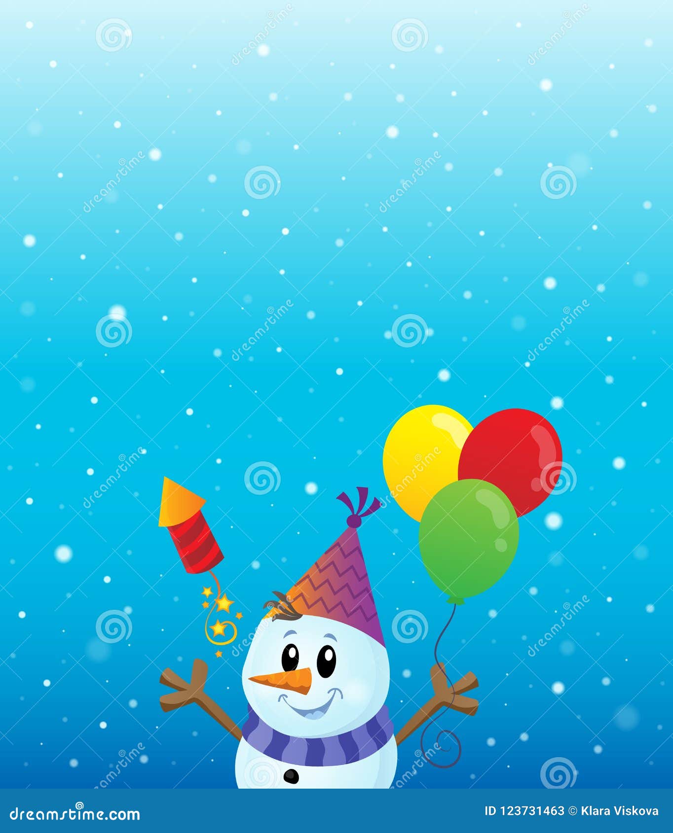 party snowman theme image 3