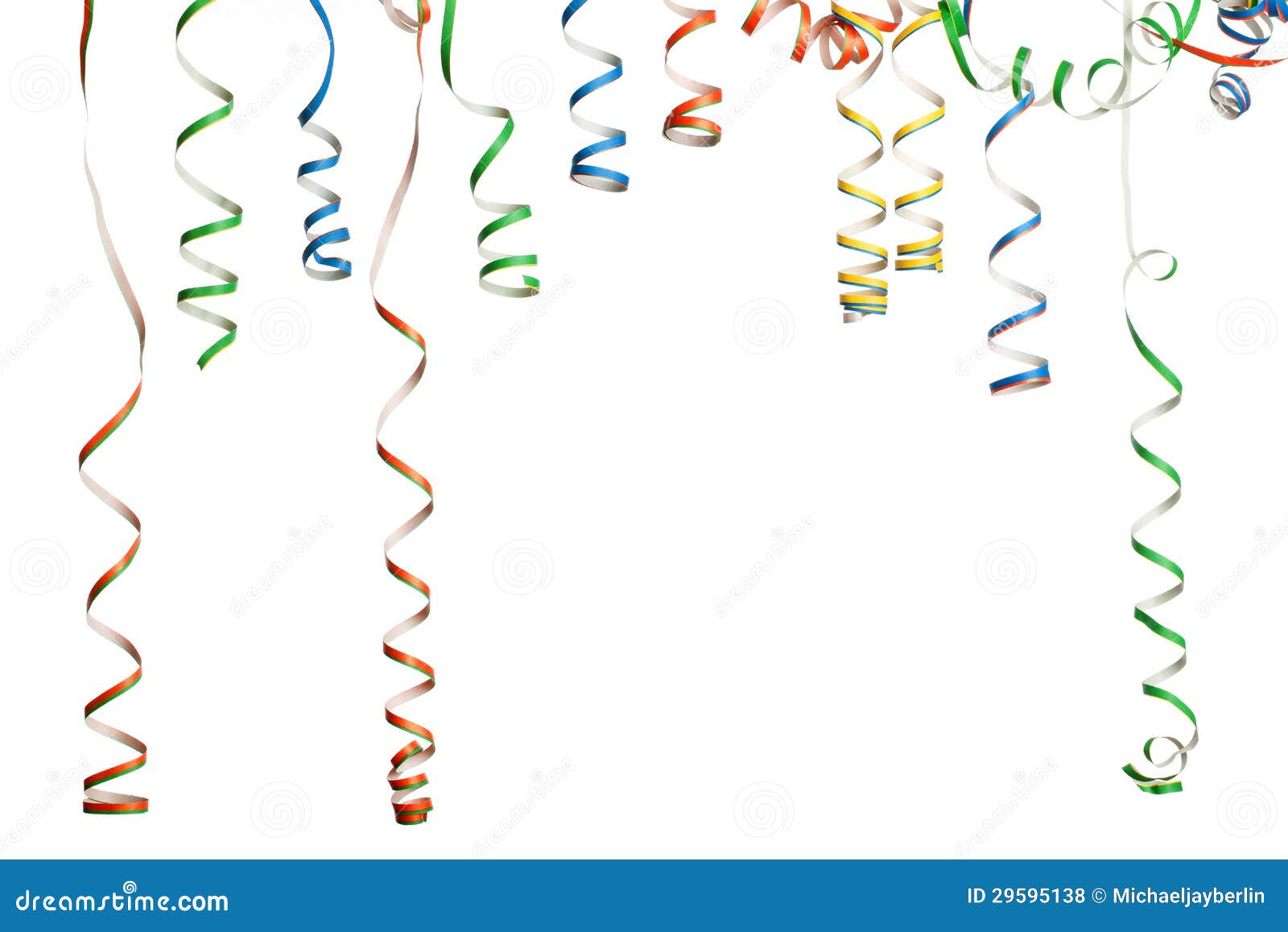 Party Streamers stock photo. Image of colorful, celebration 29595138