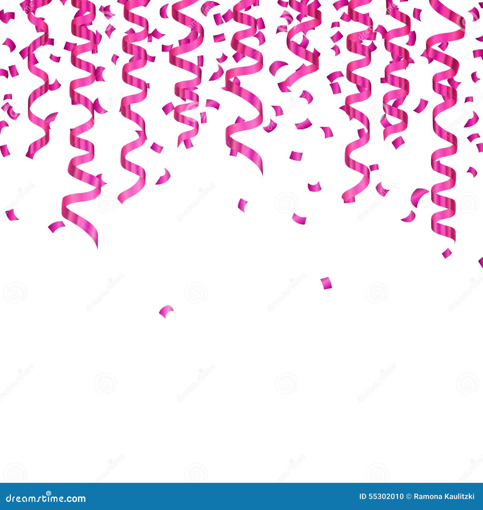 Party Streamers stock illustration. Illustration of party 55302010