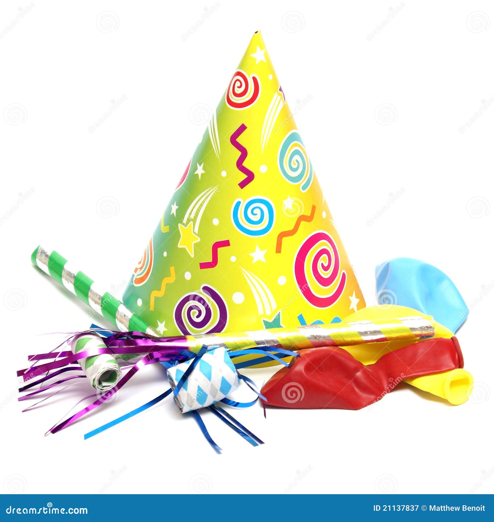 Party Supplies stock image. Image of isolated, decoration 21137837