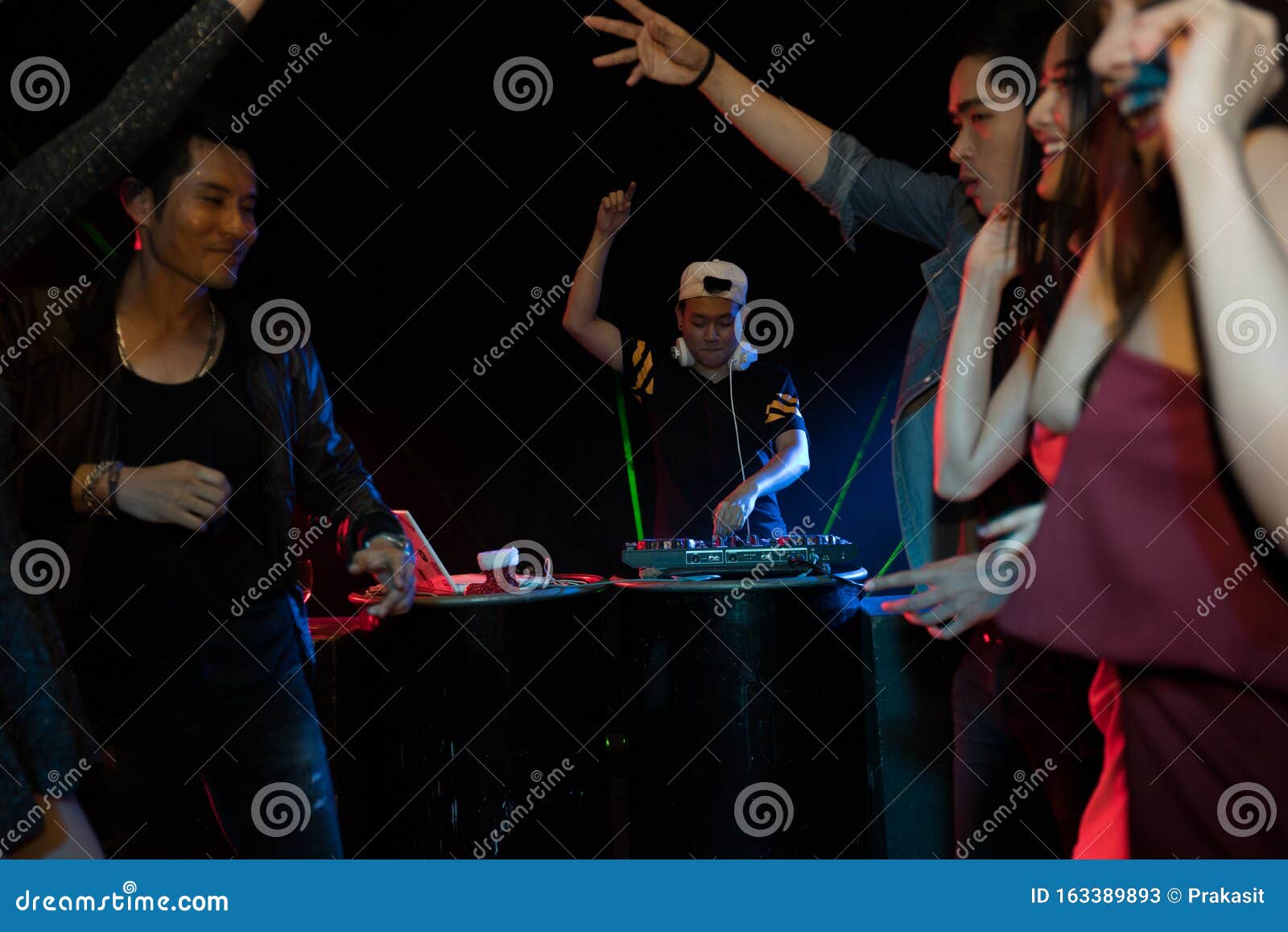 Party Young People Group Dancing Stock Image - Image of dancing, club ...