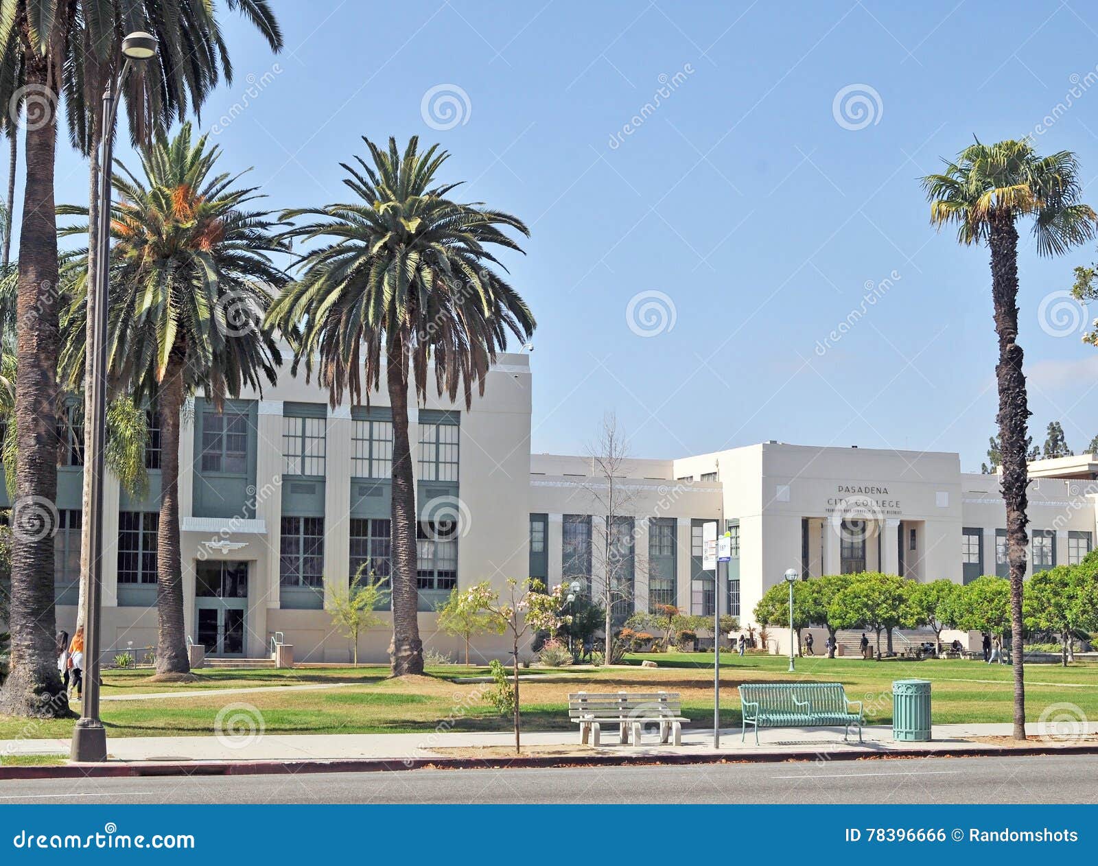 Pasadena City College editorial photo. Image of pasadena 78396666