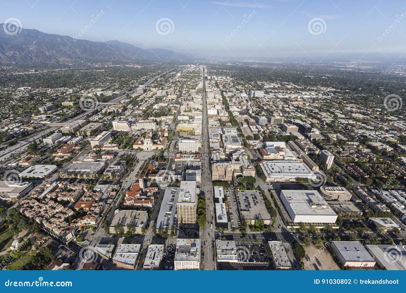 Pasadena Colorado Bl Aerial Stock Photo Image of pasadena, valley