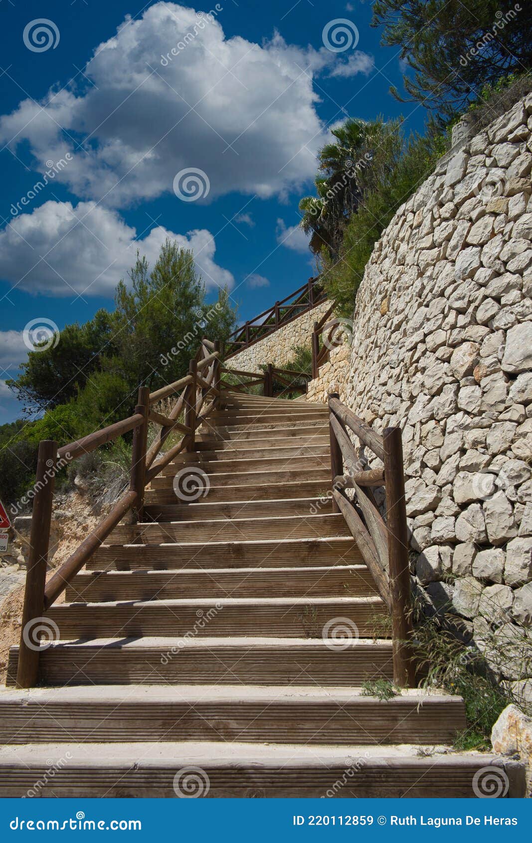 paseo ecologico de benisa, also benissa of alicante in the mediterranean