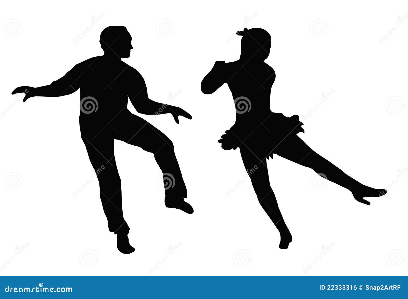 Pasos De Progresión Y Retroceso De Los Pares Del Baile Ilustración del  Vector - Ilustración de pasos, gente: 22333316