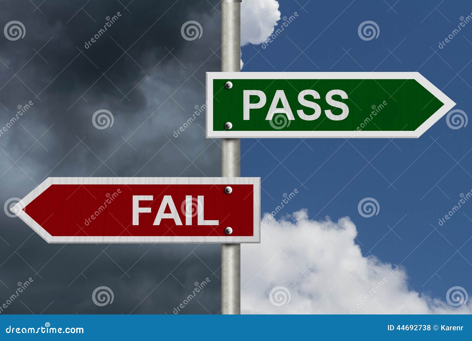 pass versus fail
